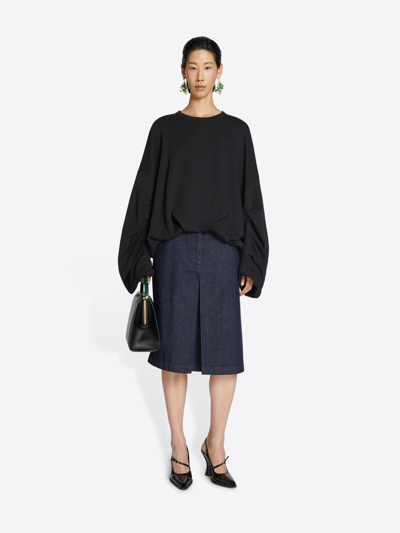 Dries Van Noten DRAPED SWEATSHIRT outlook