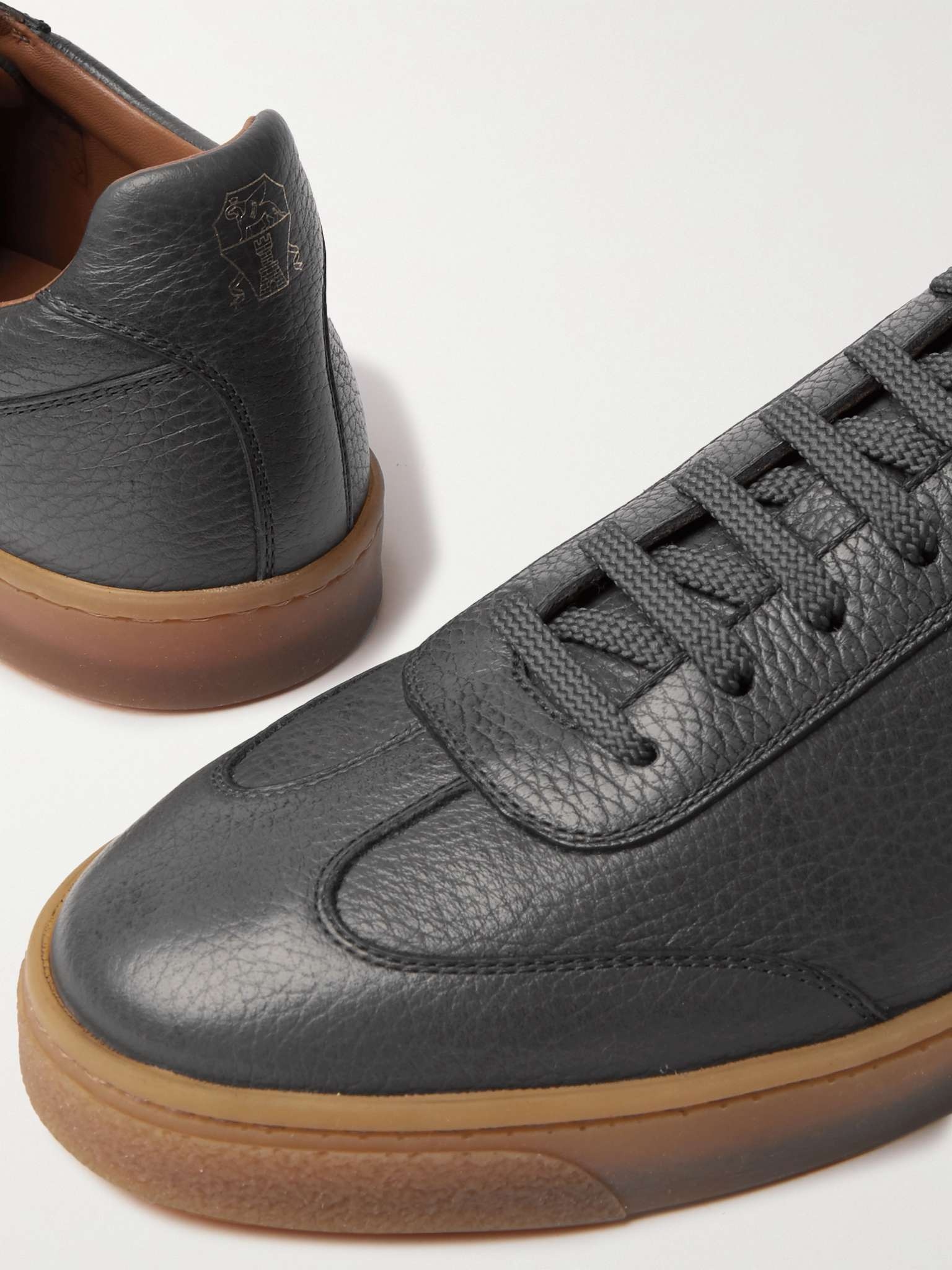 Full-Grain Leather Sneakers - 6