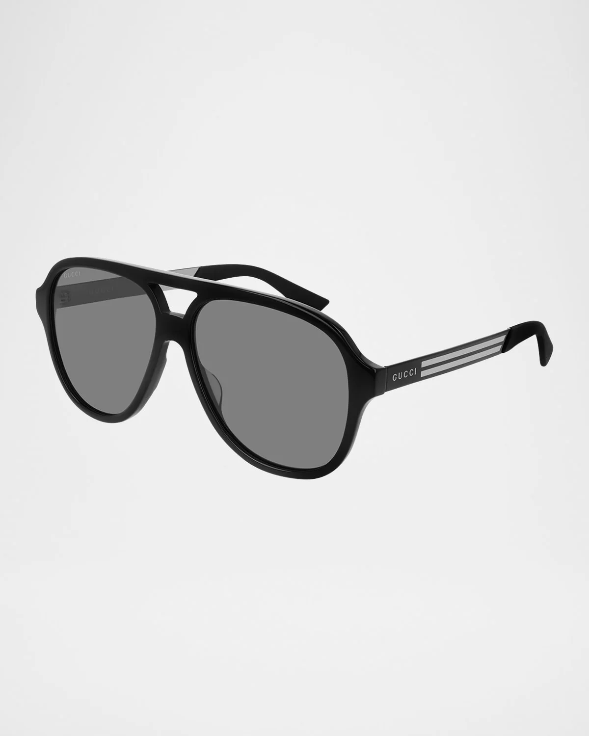 Men's Aviator Logo Sunglasses - 1