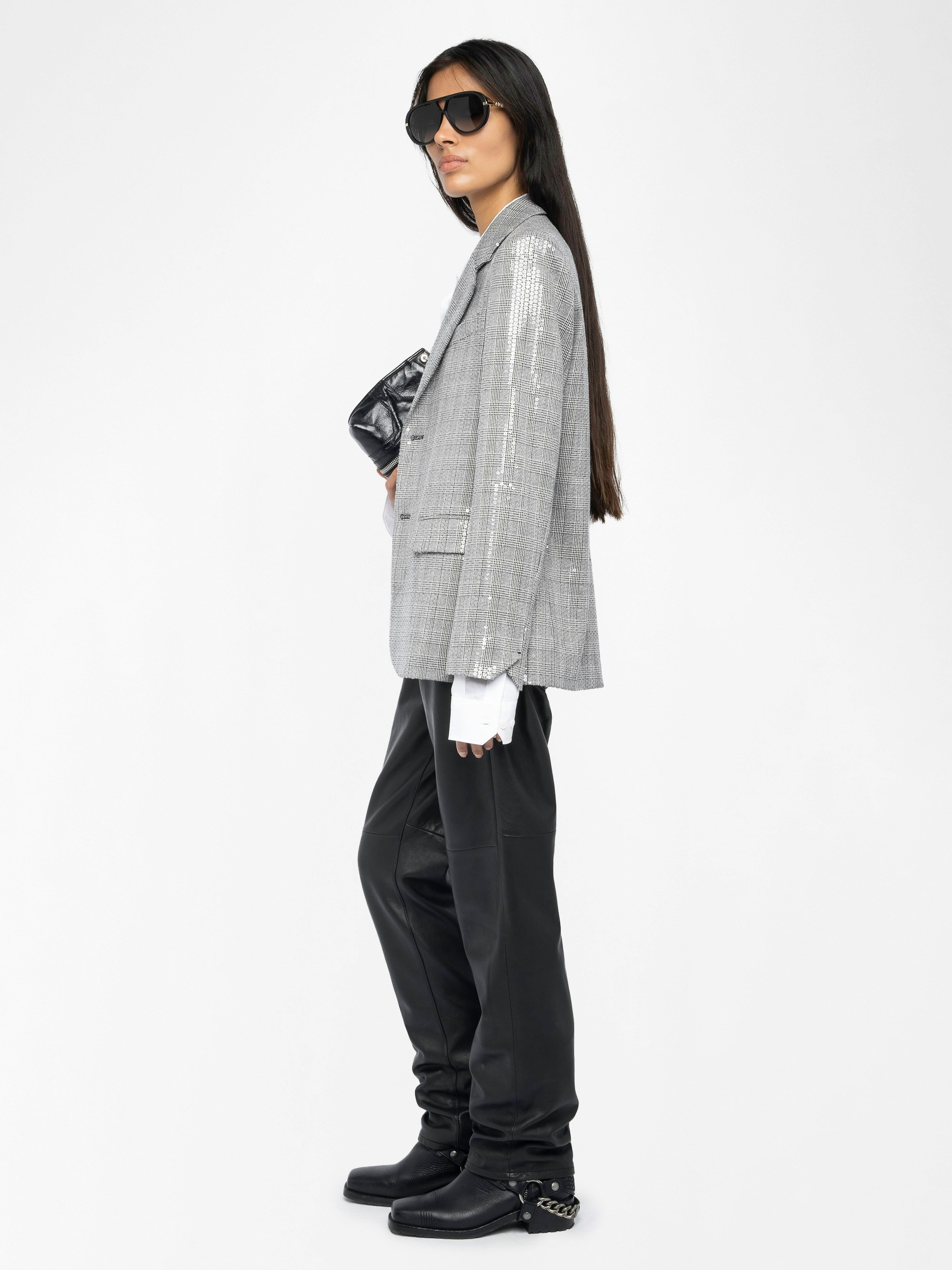 Vanille Sequin Blazer - 4