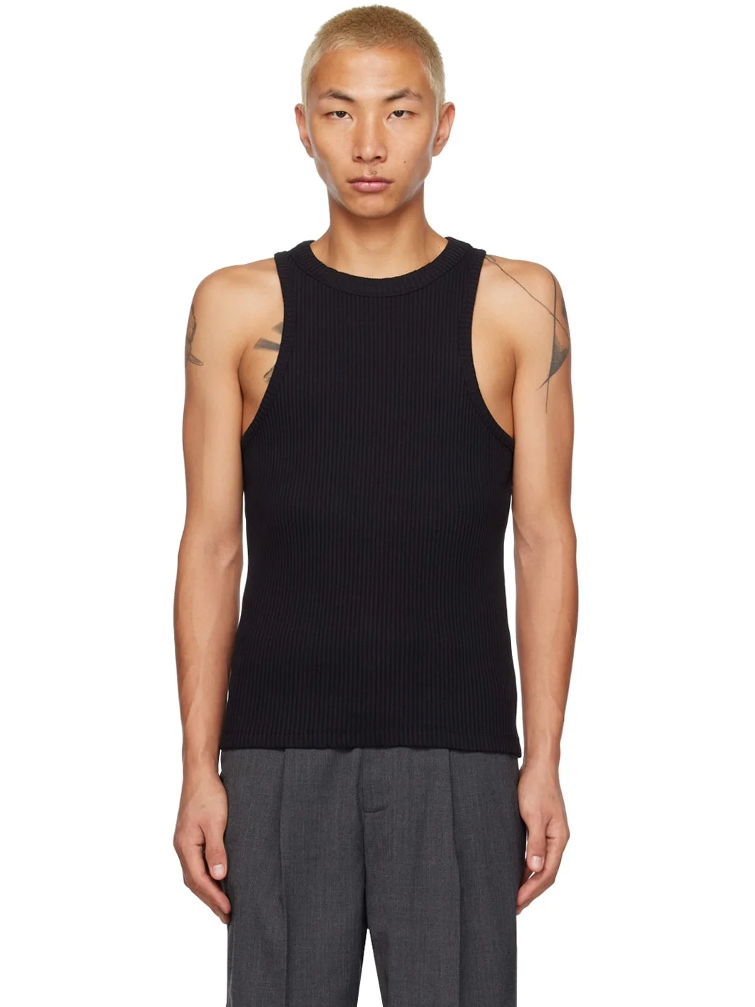Black Racer Tank Top - 1