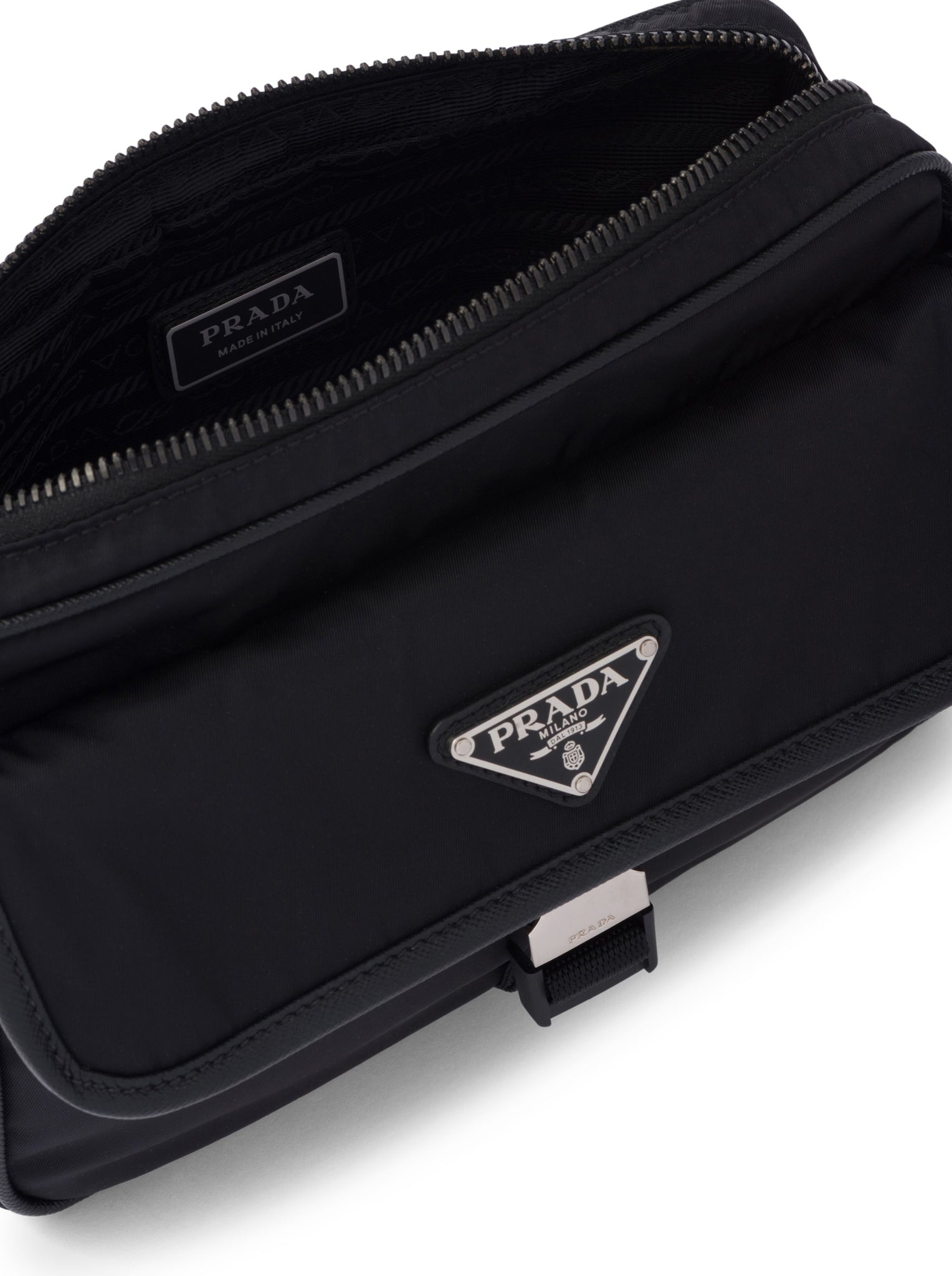 SHOULDER BAG IN RE-NYLON AND SAFFIANO - 5