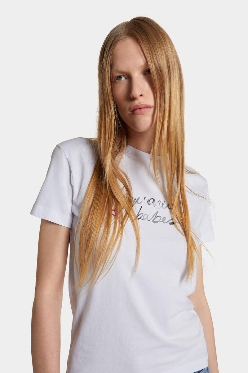 WASH JUST RIGHT FIT DSQUARED2 BABES T-SHIRT - 5