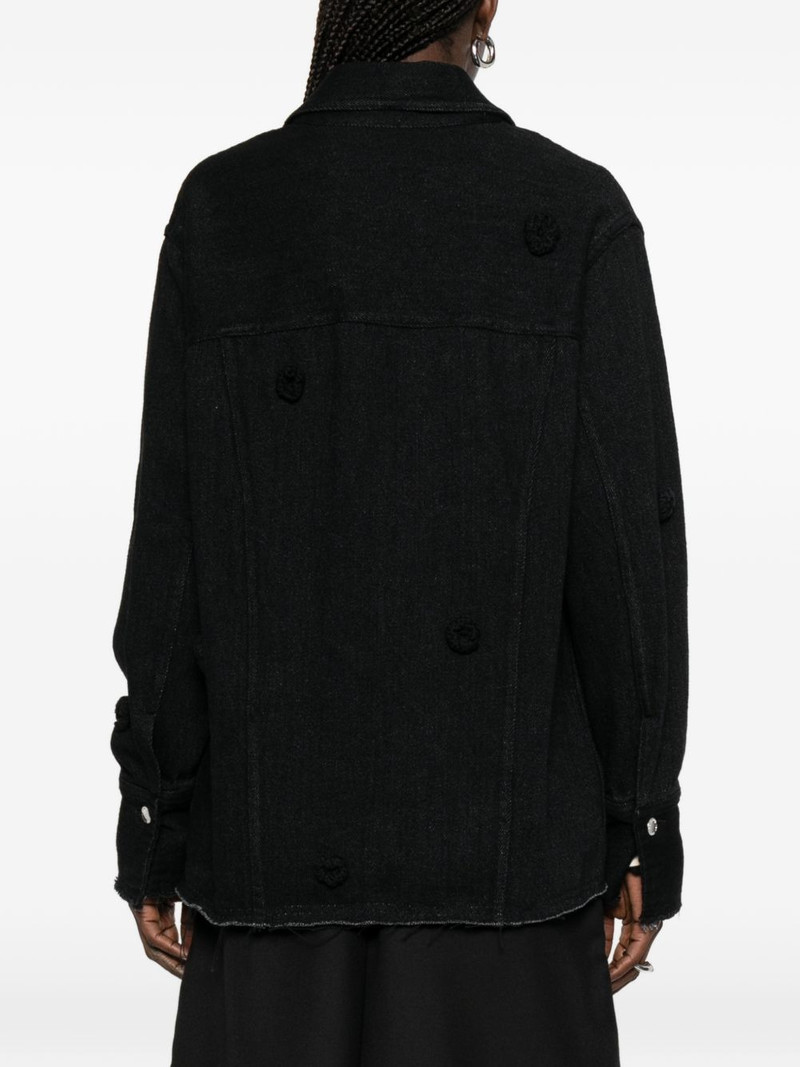 'Daisy' button distressed jacket 4