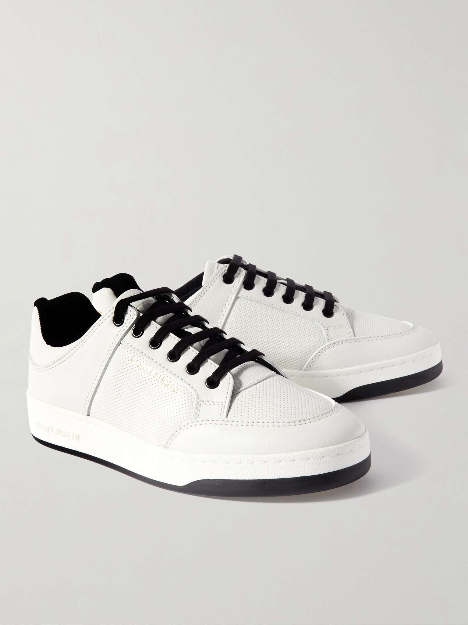 SL/61 Perforated Leather Sneakers - 4