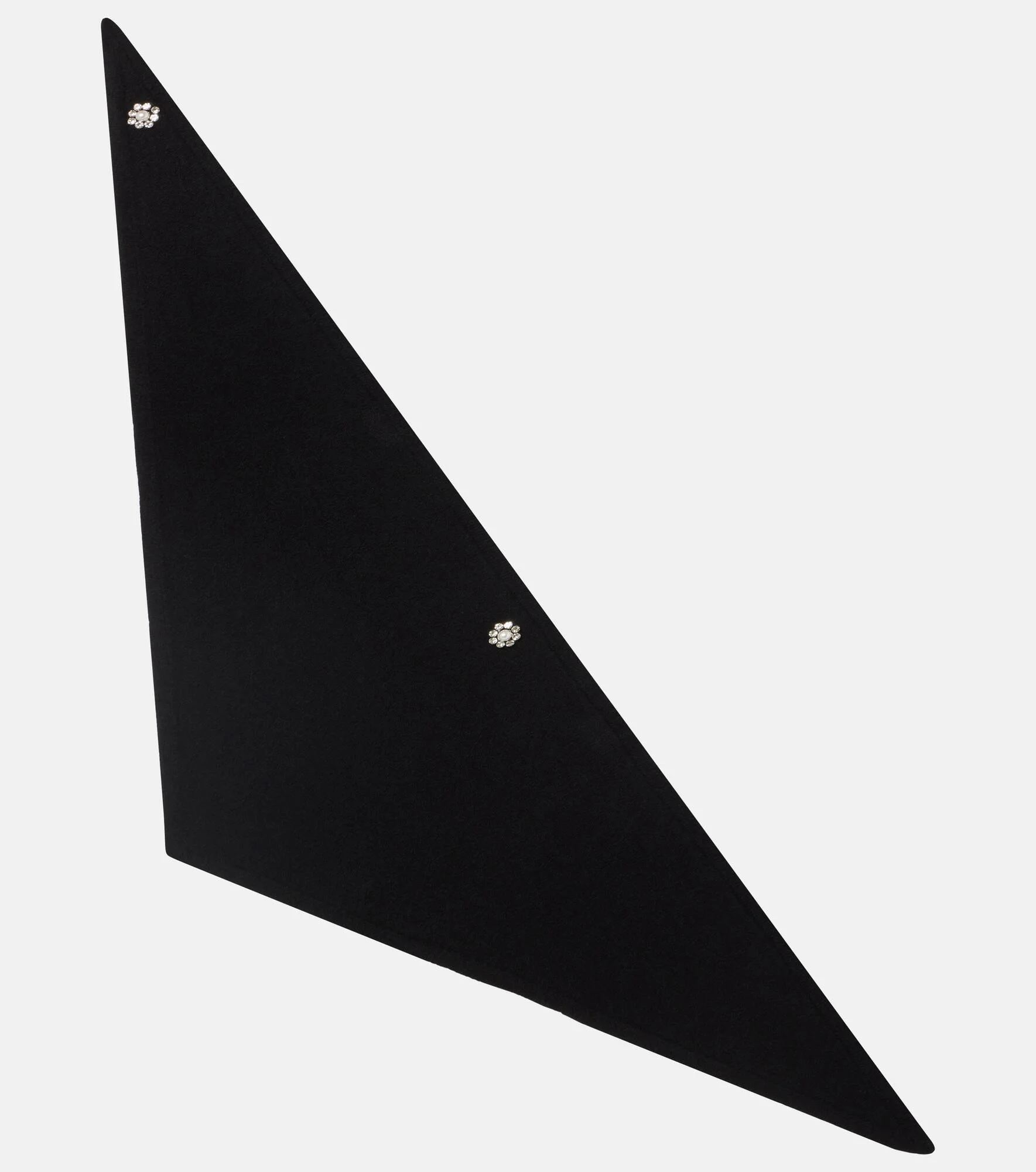 Embellished cashmere scarf - 1