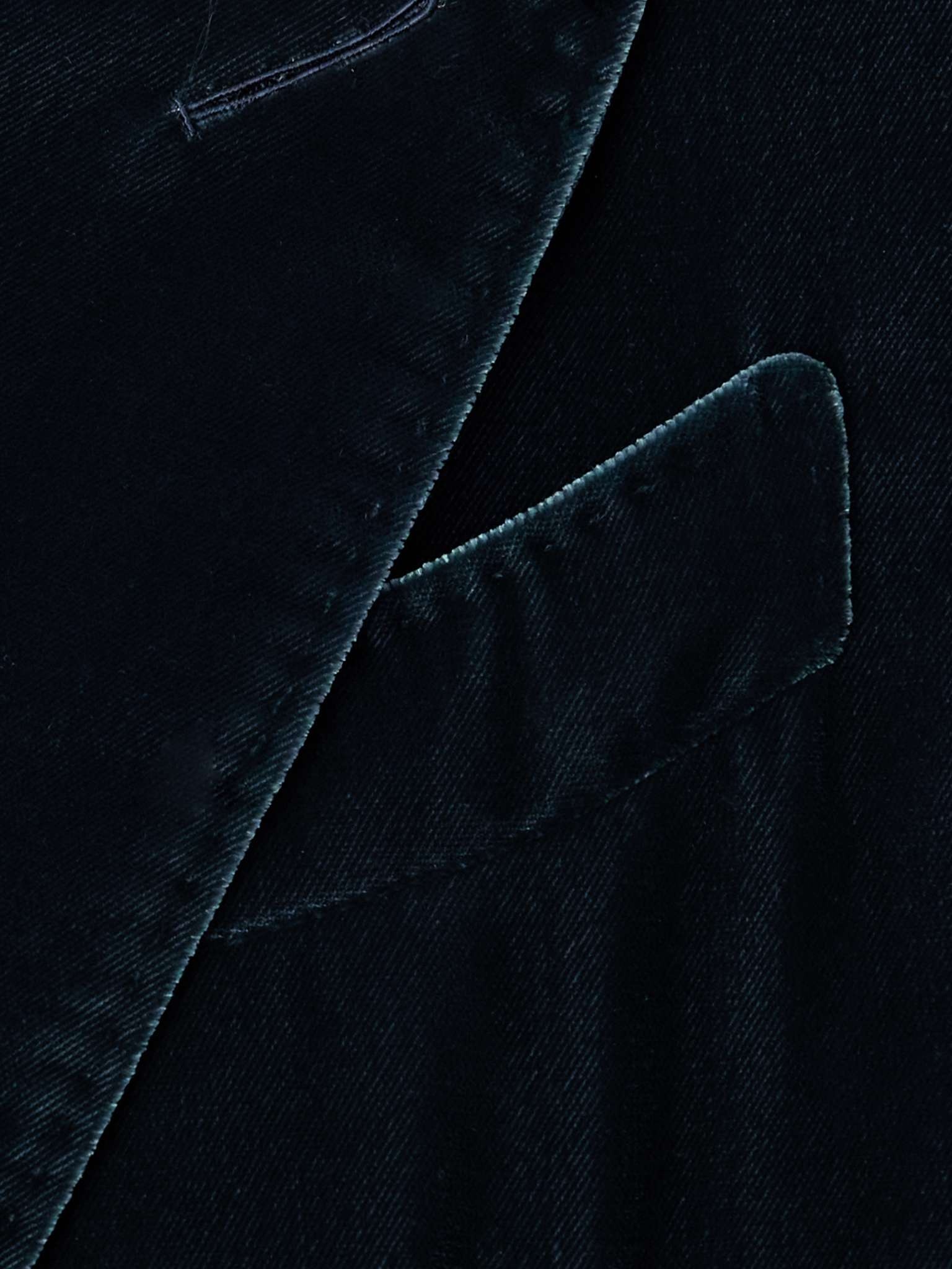 Dyylan Double-Breasted Velvet Tuxedo Jacket - 3