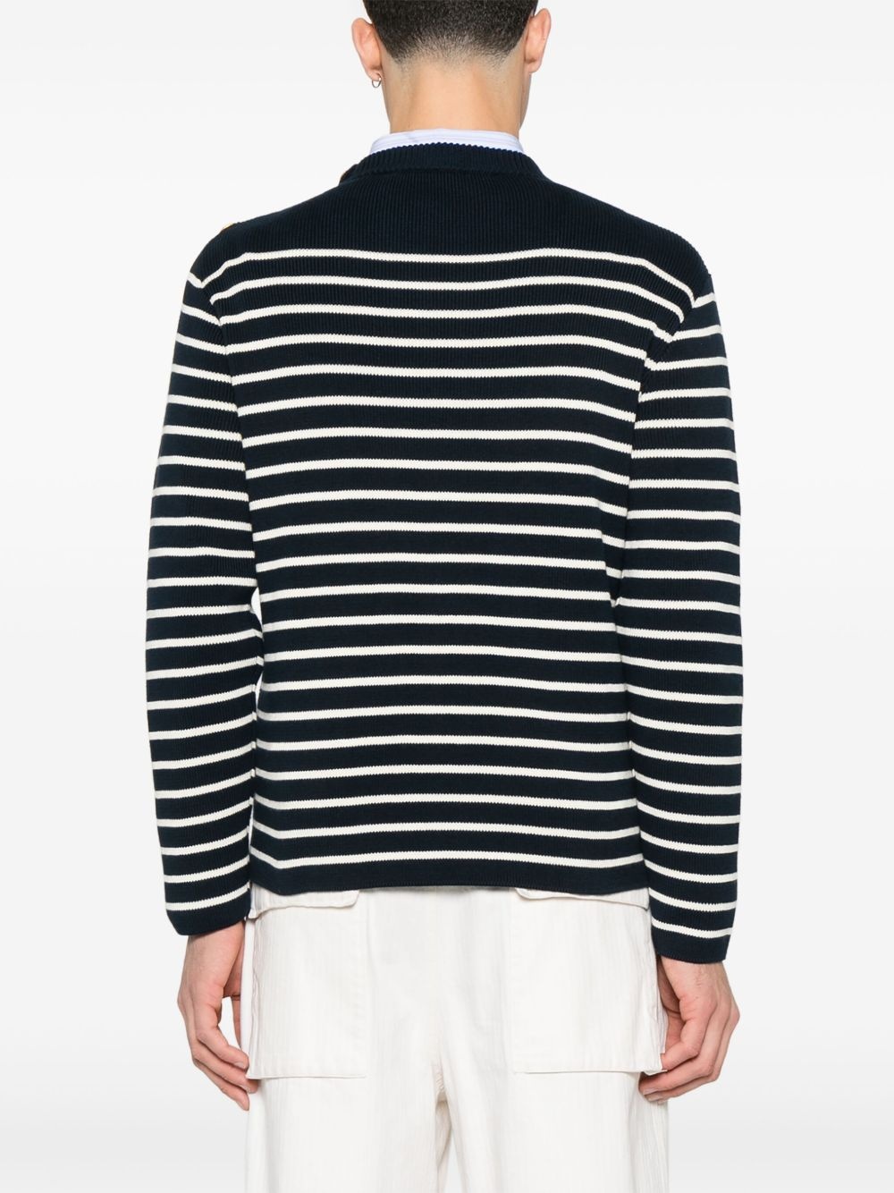 striped sweater - 4