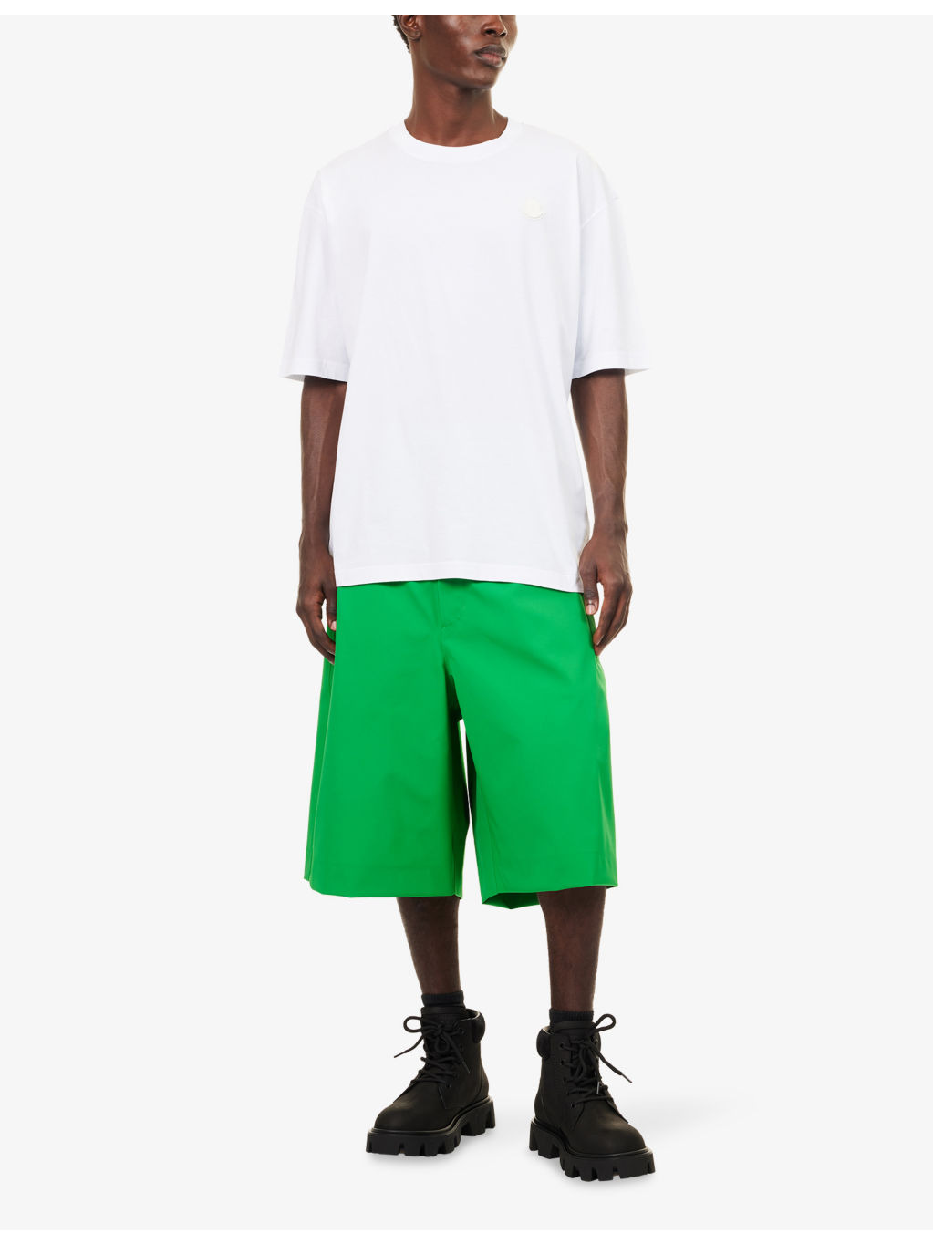 Moncler x A$AP Rocky Brand-Plaque Cotton-Jersey T-Shirt - 2