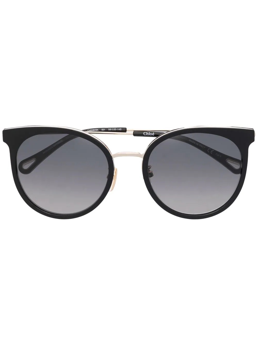 oversize-frame sunglasses - 1