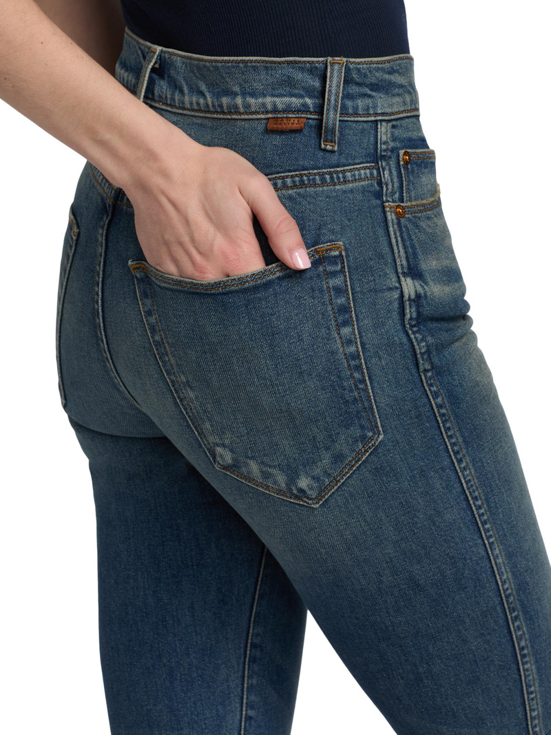 Women's The Freddie Slim Straight-Leg Jeans - Wilde Indigo 6