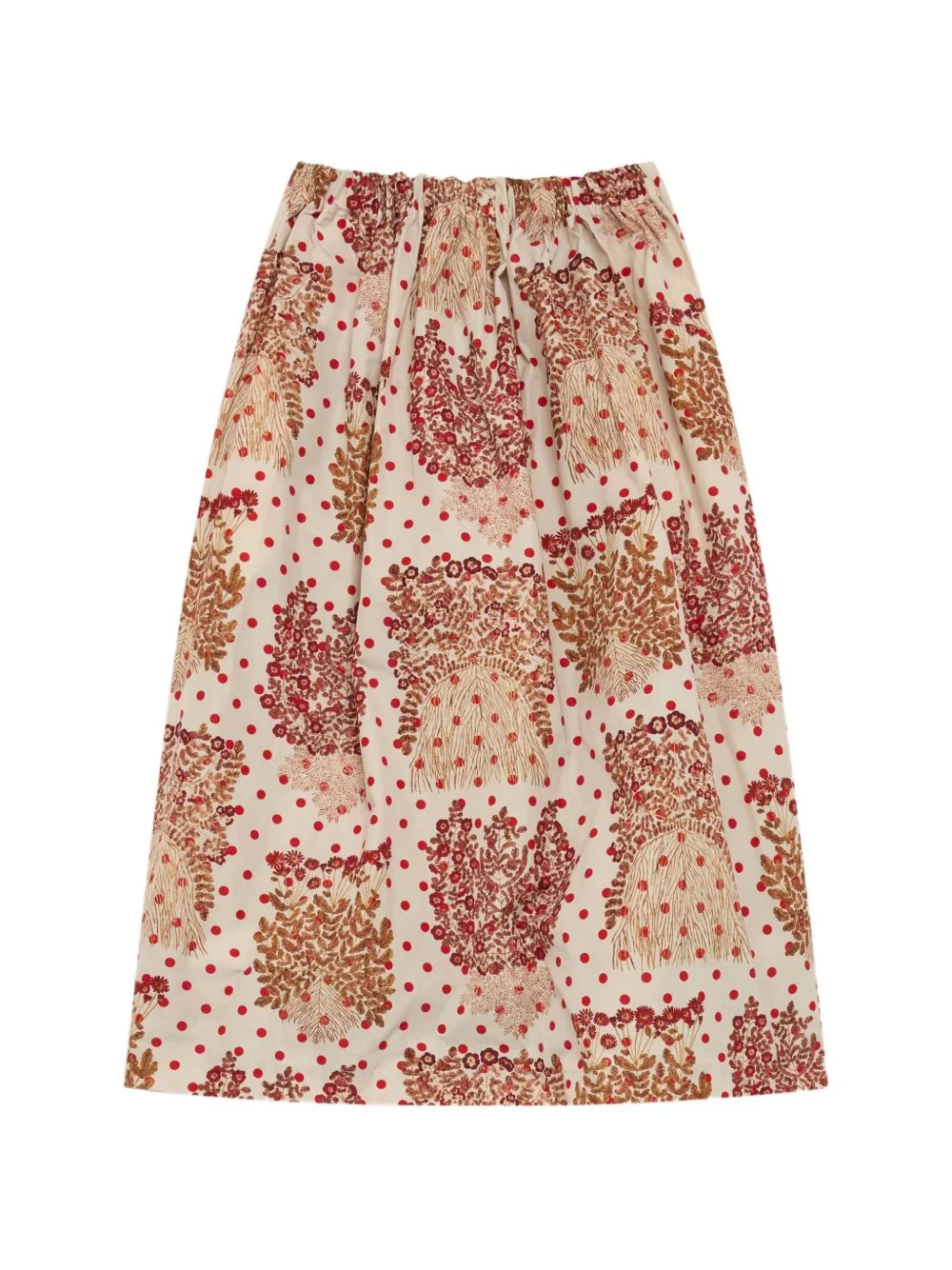 printed midi skirt - 1