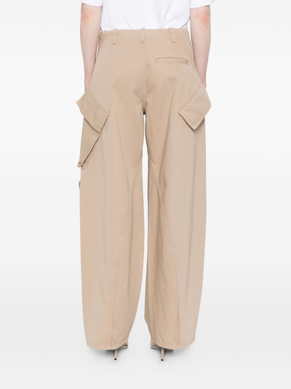 cotton cargo trousers - 4