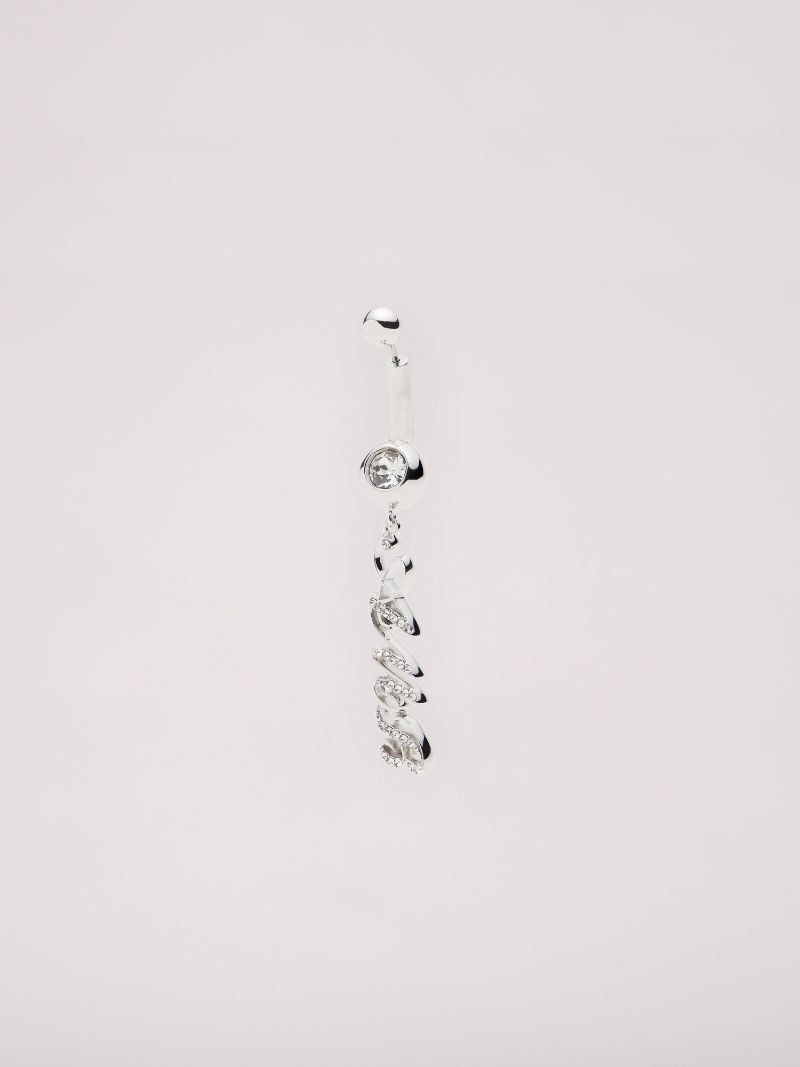 Amb' Initial Charm Earring - 1