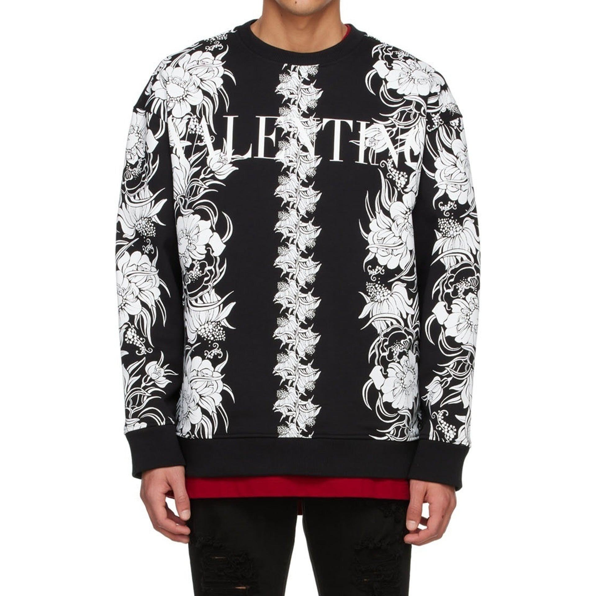 Valentino Flowers Daisyland Sweatshirt Men - 2