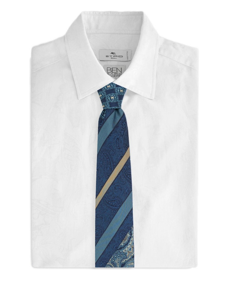 jacquard patchwork tie 3