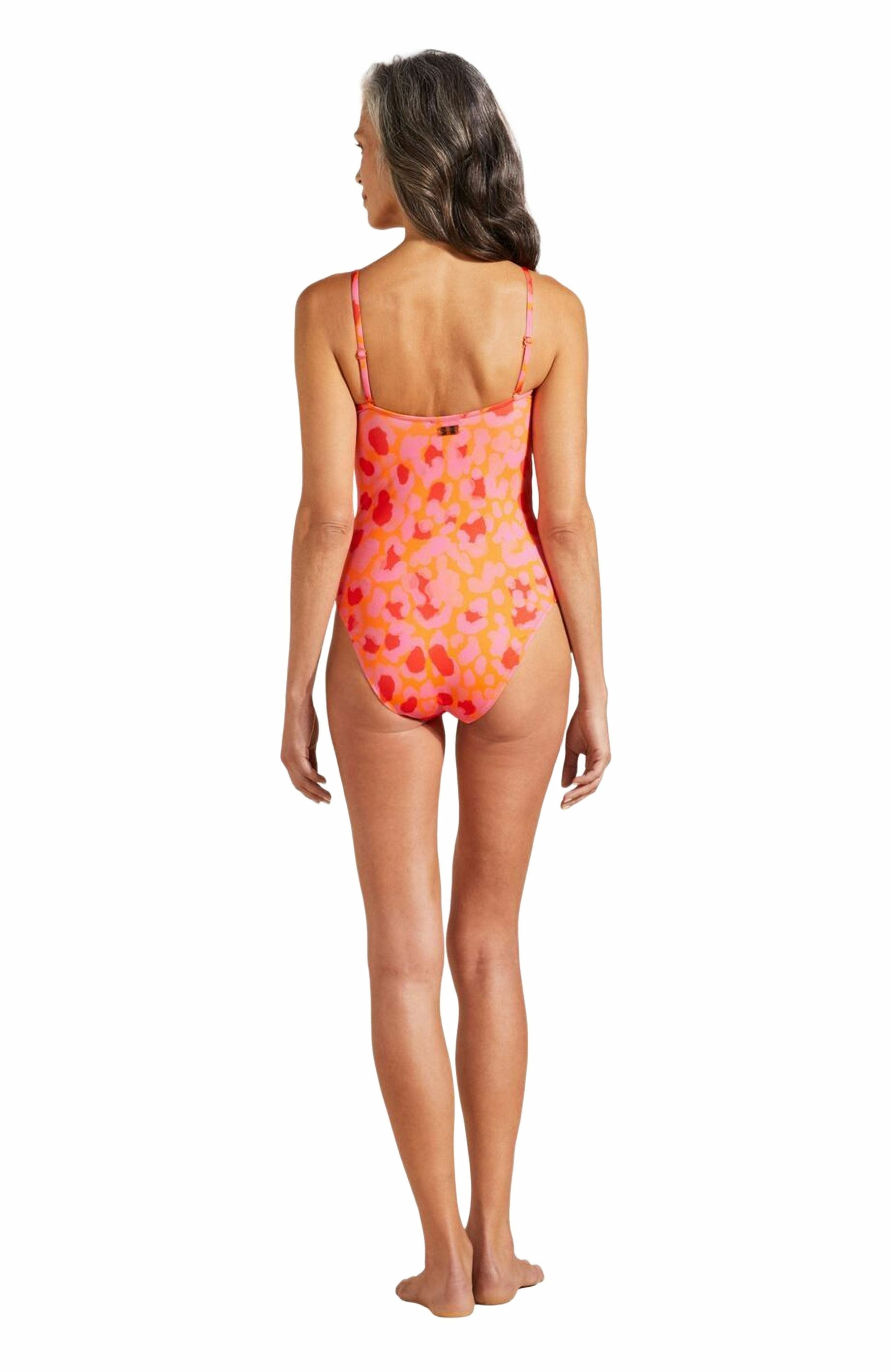 Vilebrequin Women's New Leopard One-Piece Swimsuit in Abricot at Nordstrom - 2