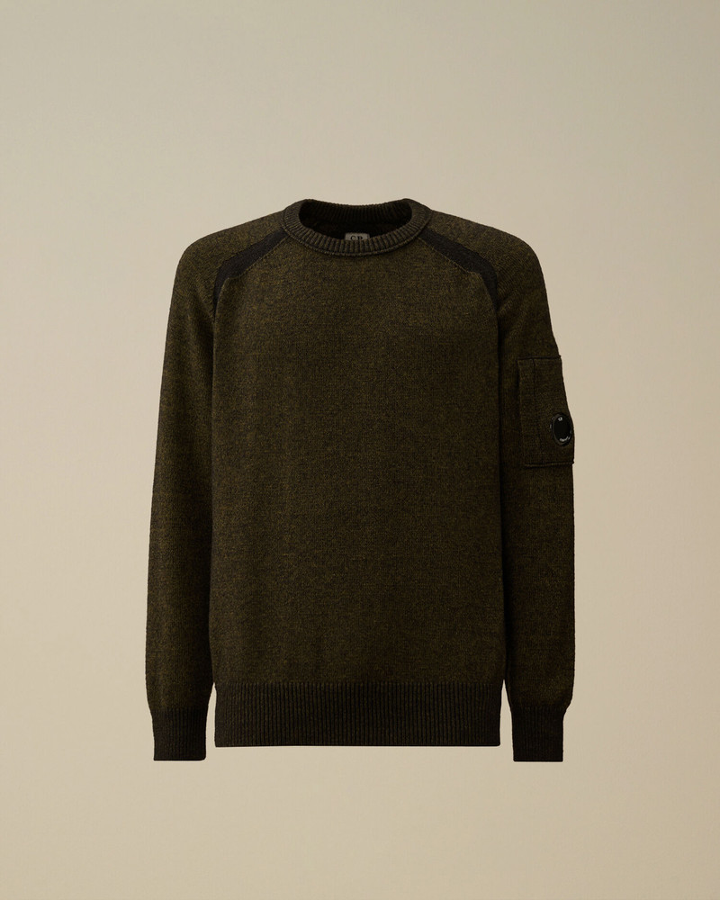 Fleece Knit Crewneck Sweater 1