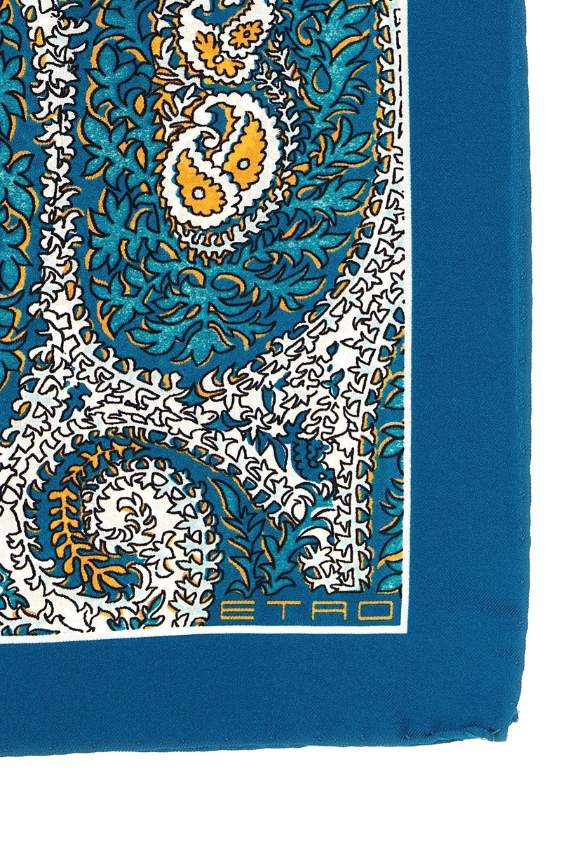 Etro Paisley silk scarf outlook