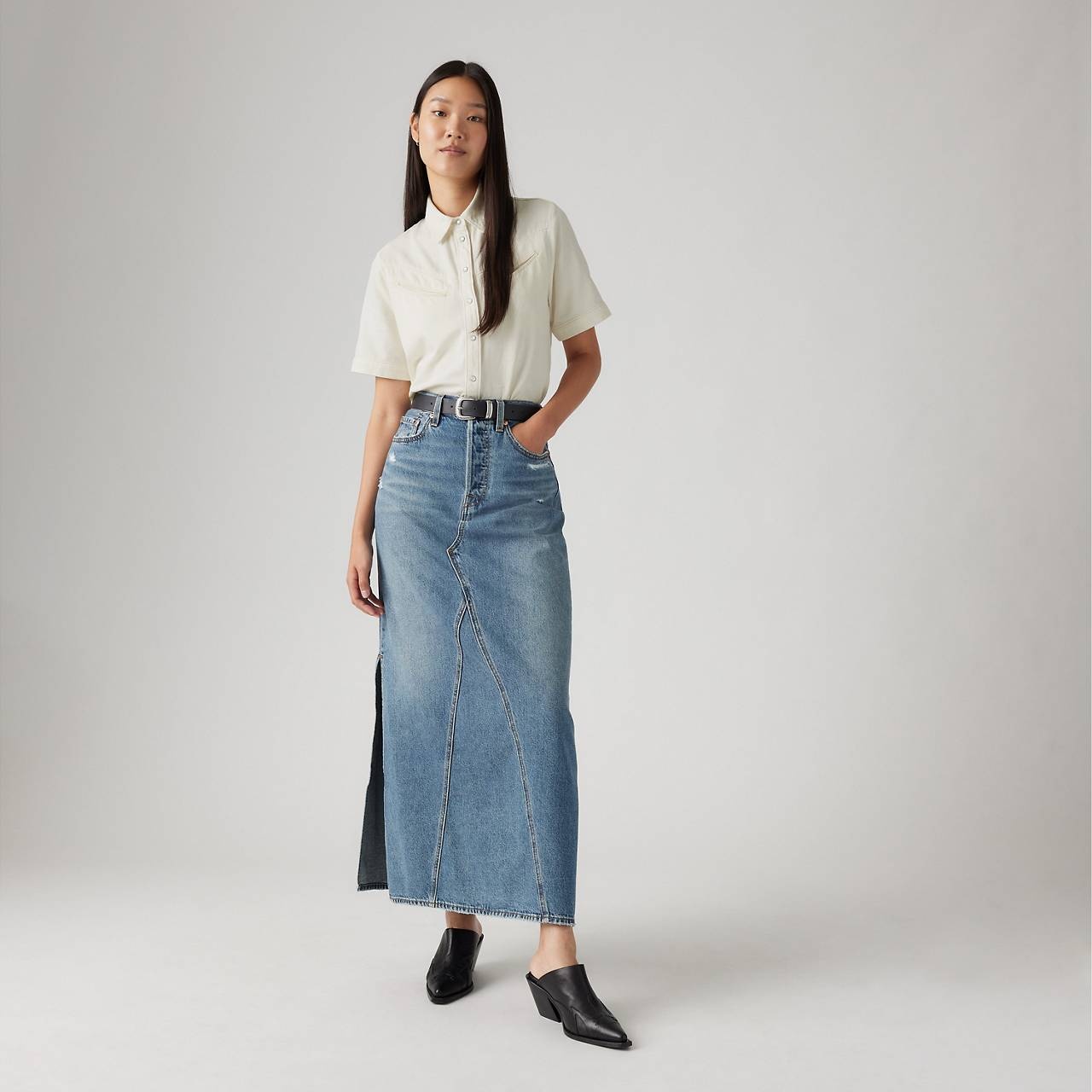 LONG ICON SKIRT - 3