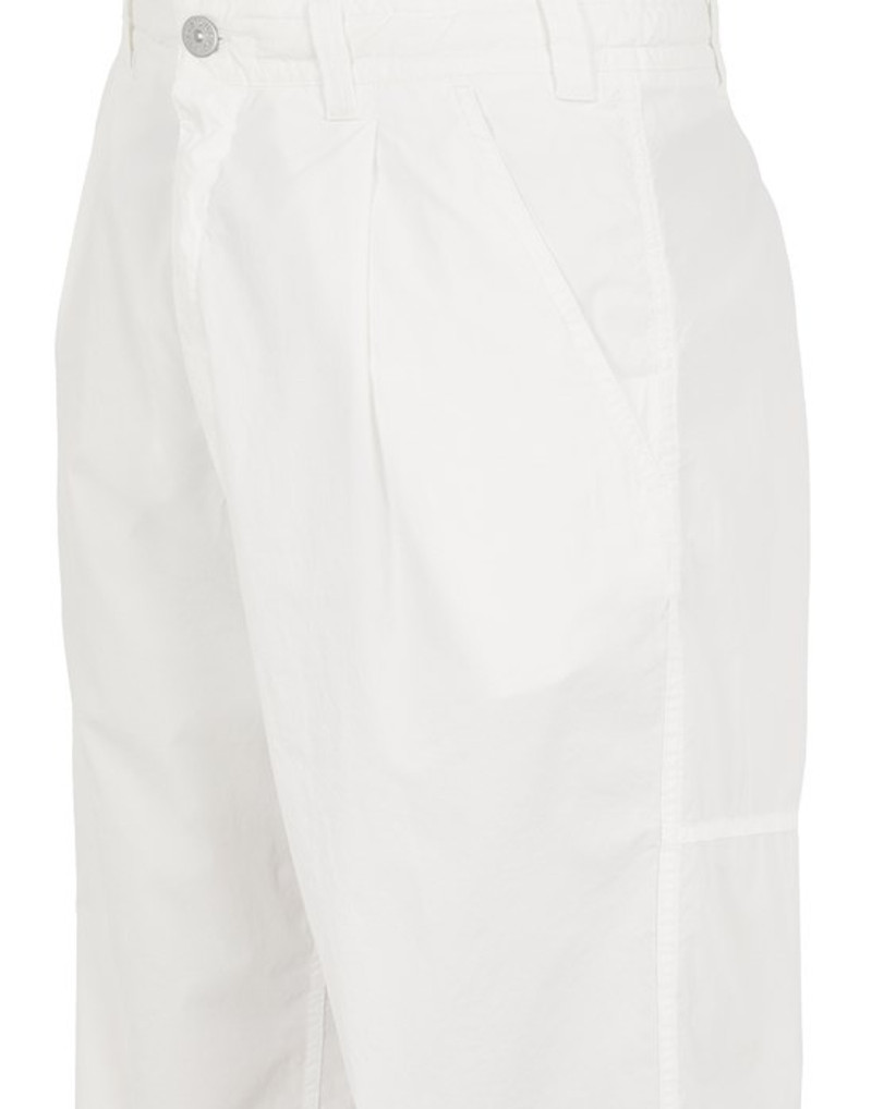 314X3 PLATED COTTON CANVAS_STONE ISLAND MARINA WHITE 4