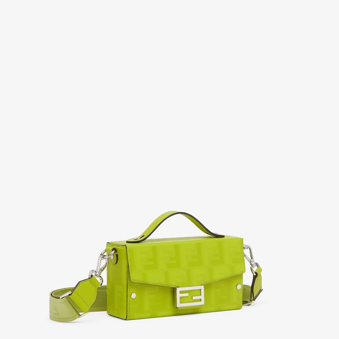 Acid green leather bag - 2