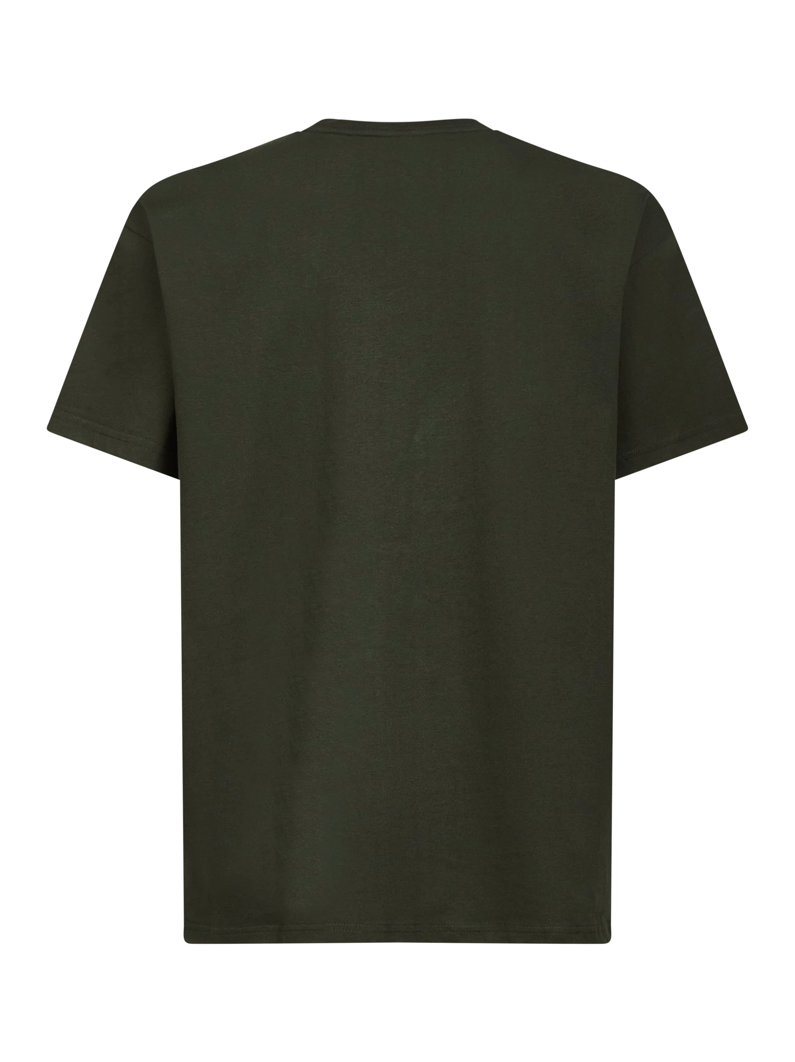Olive jersey S/S Chase T-shirt - 2