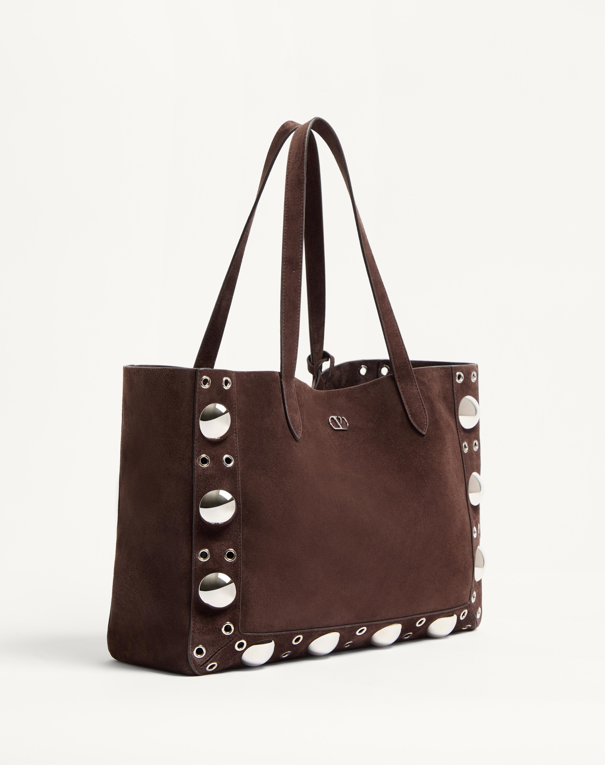 VALENTINO GARAVANI MEDIUM NELLCÔTE SUEDE SHOPPING BAG - 2