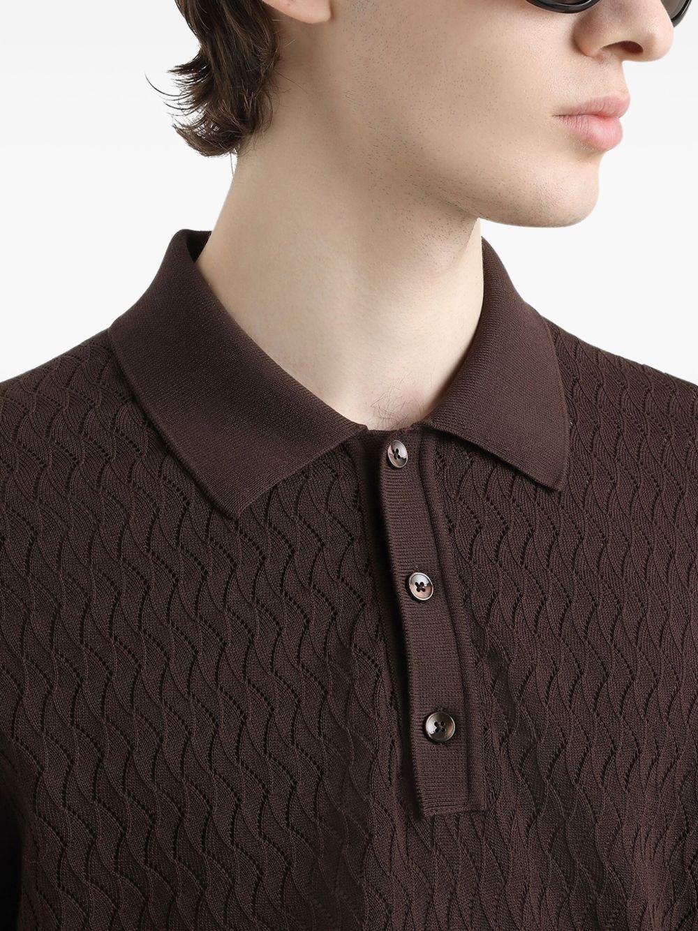 cotton polo shirt - 5
