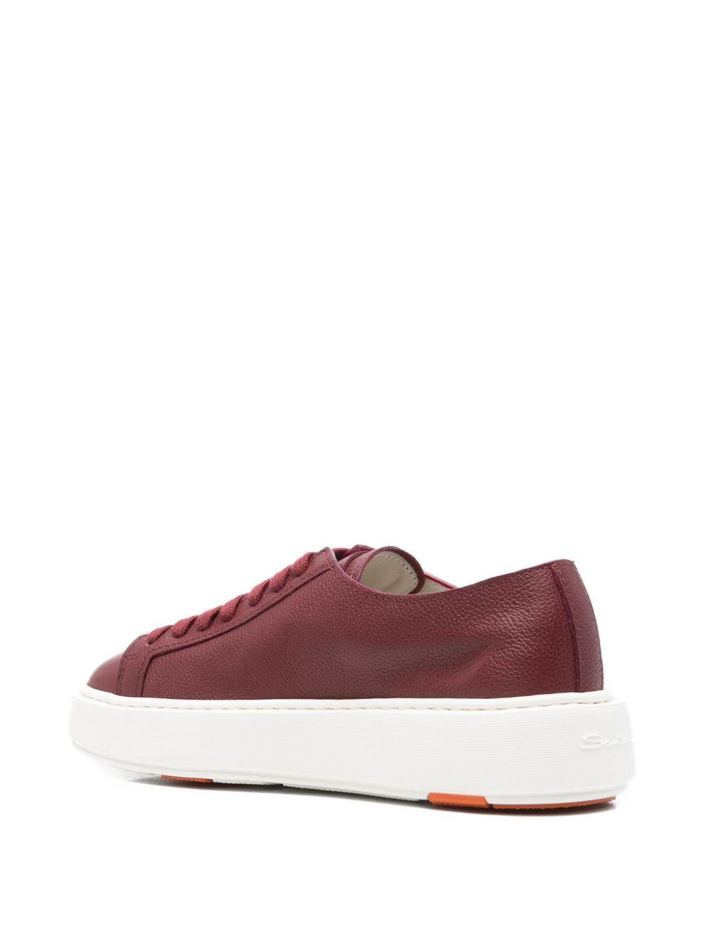 lace-up platform sneakers - 3