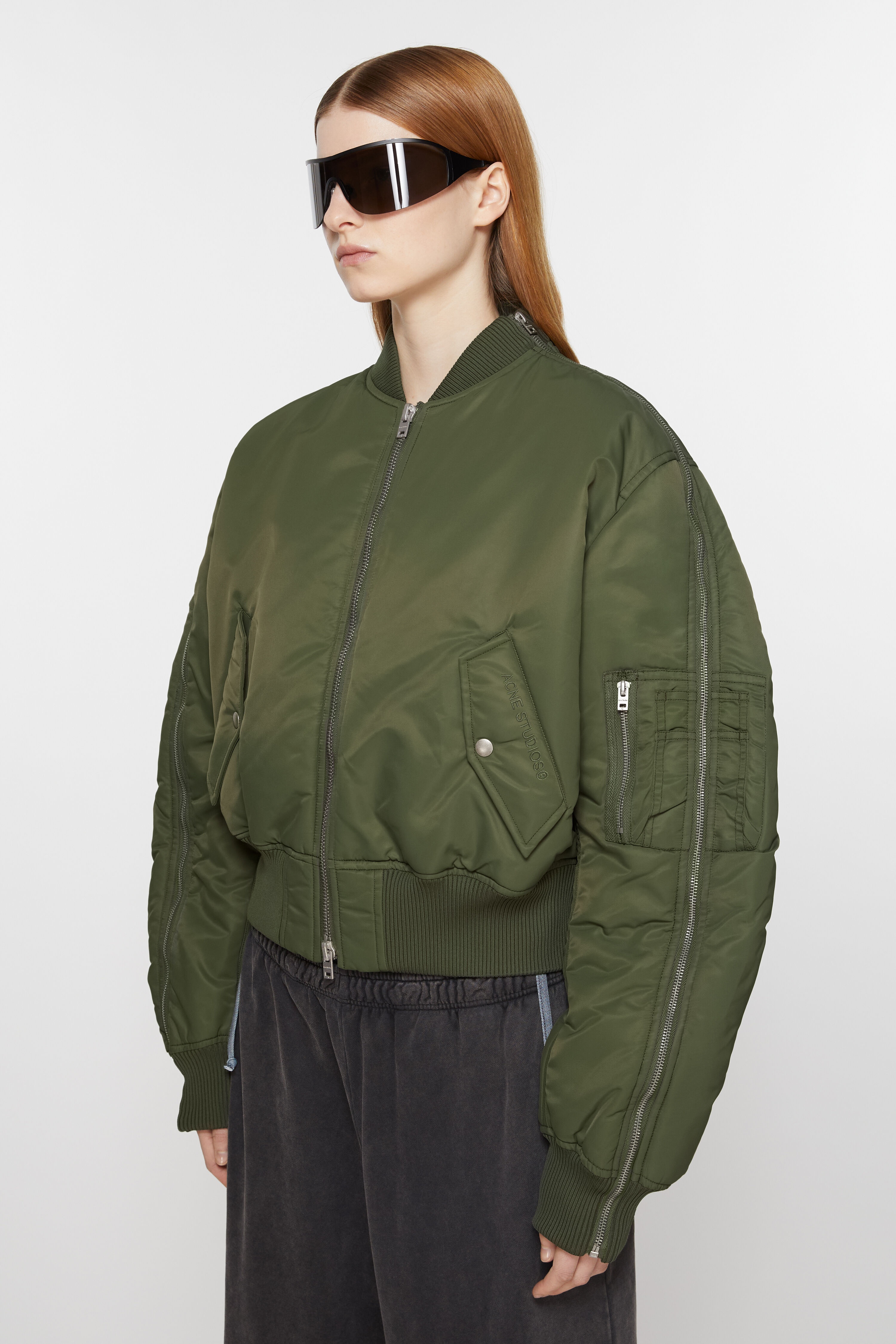 Bomber jacket - Hunter green - 3