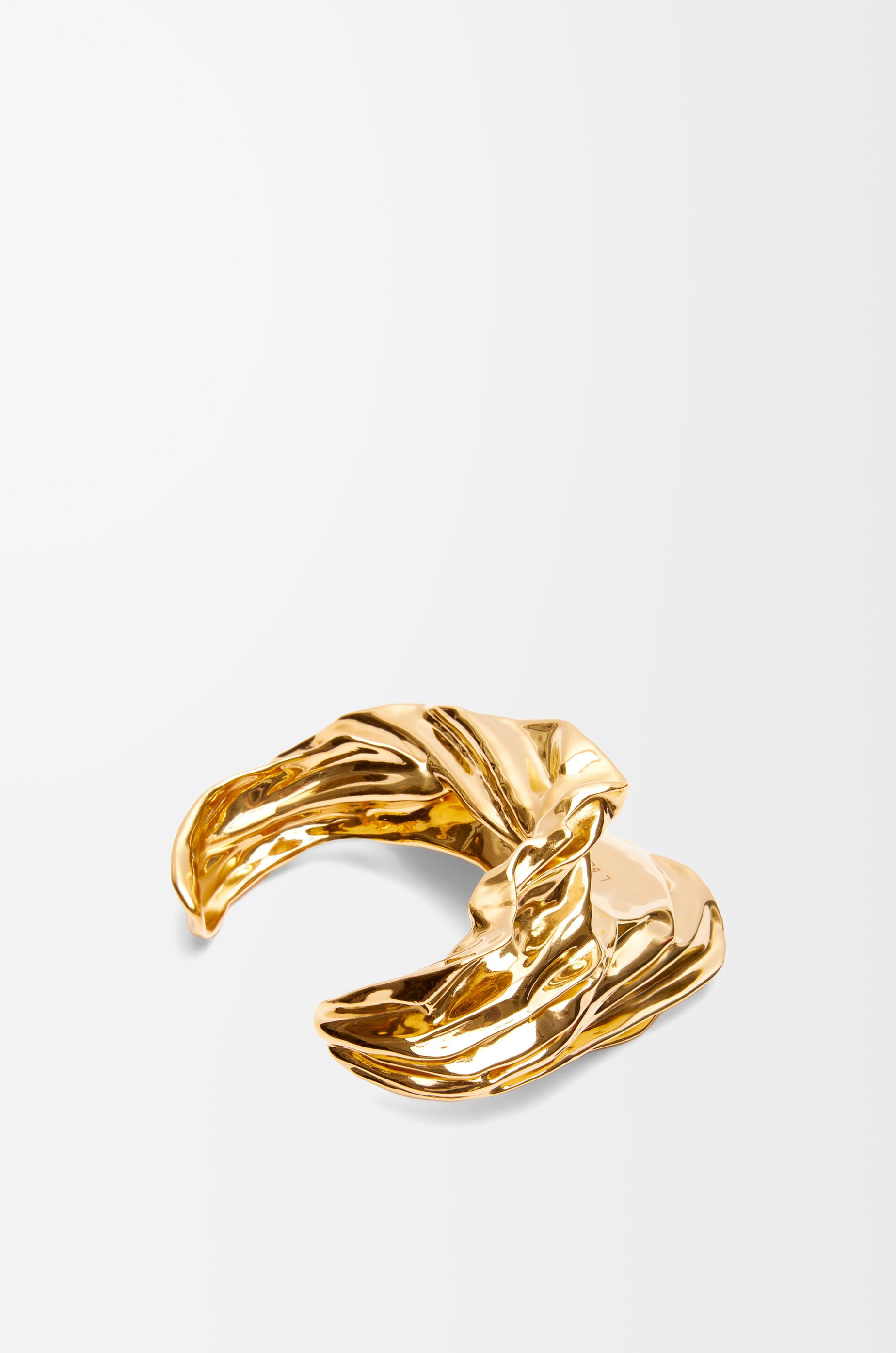 Pleated Fan cuff in sterling silver - 4