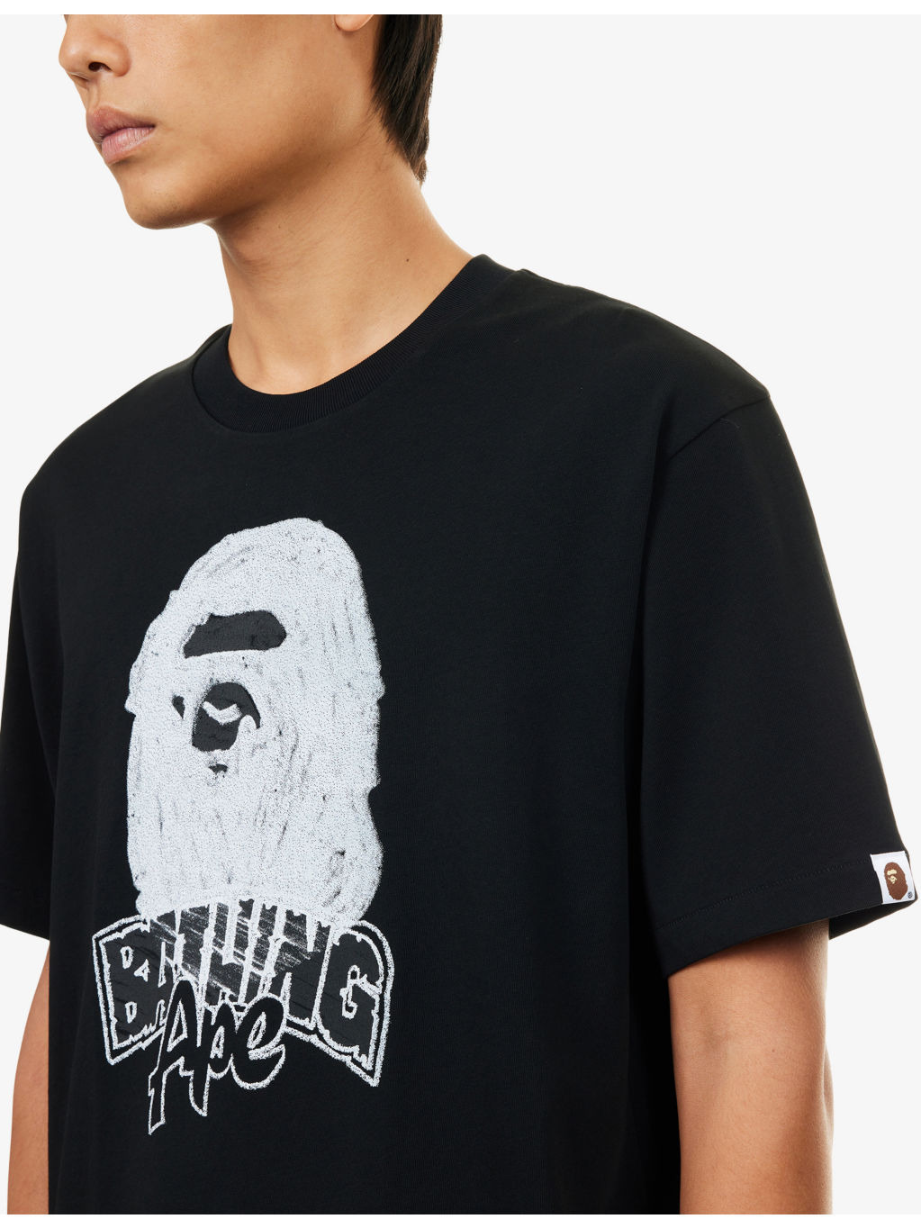 Hand Drawn Ape Brand-Print Cotton-Jersey T-Shirt - 5