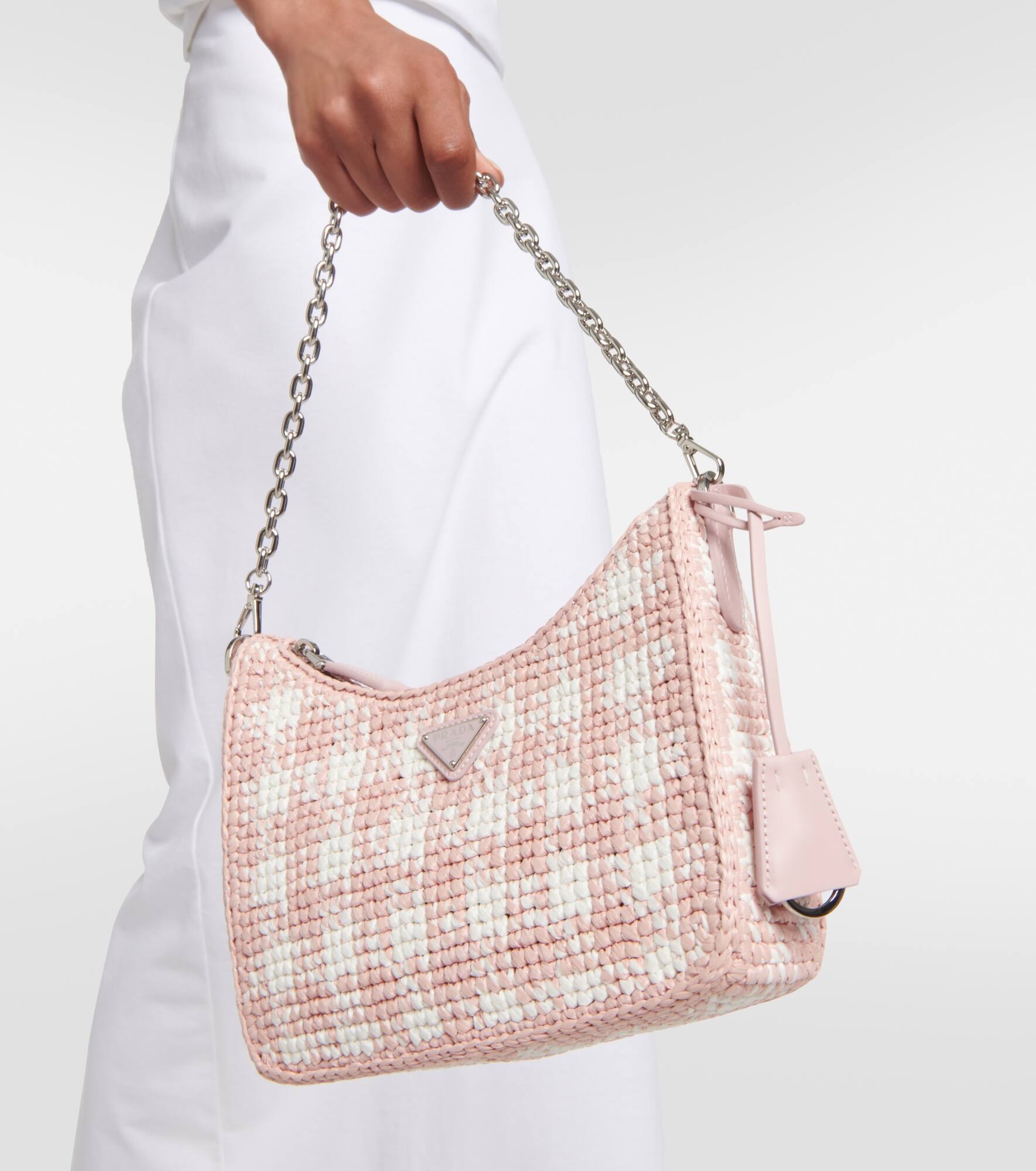 Re-edition crochet shoulder bag - 7