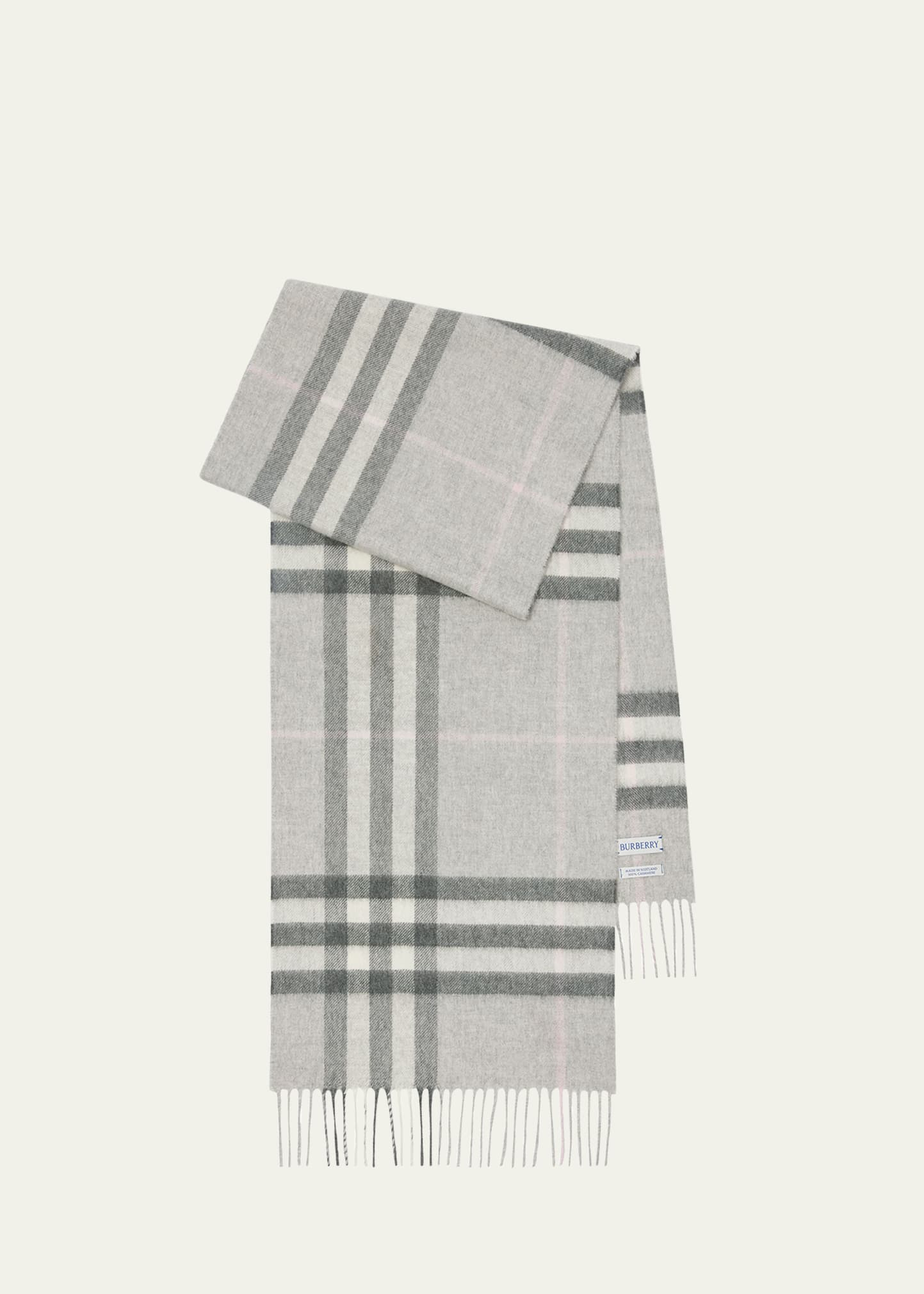 Giant Check Cashmere Scarf - 2