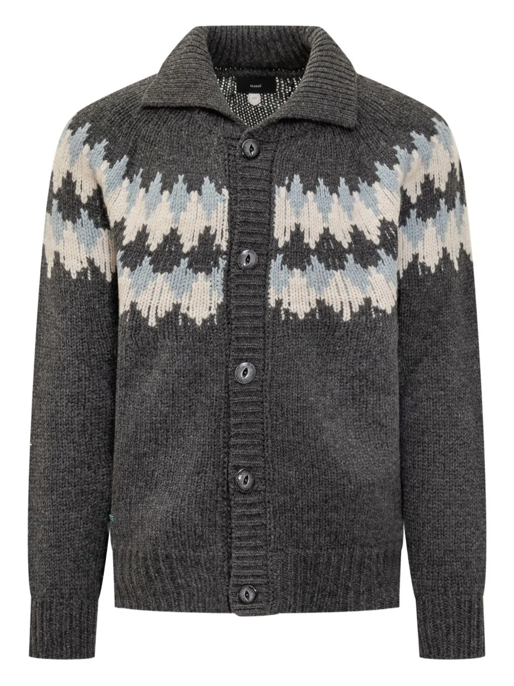 Sweet Winter Fair Isle-pattern button cardigan - 1