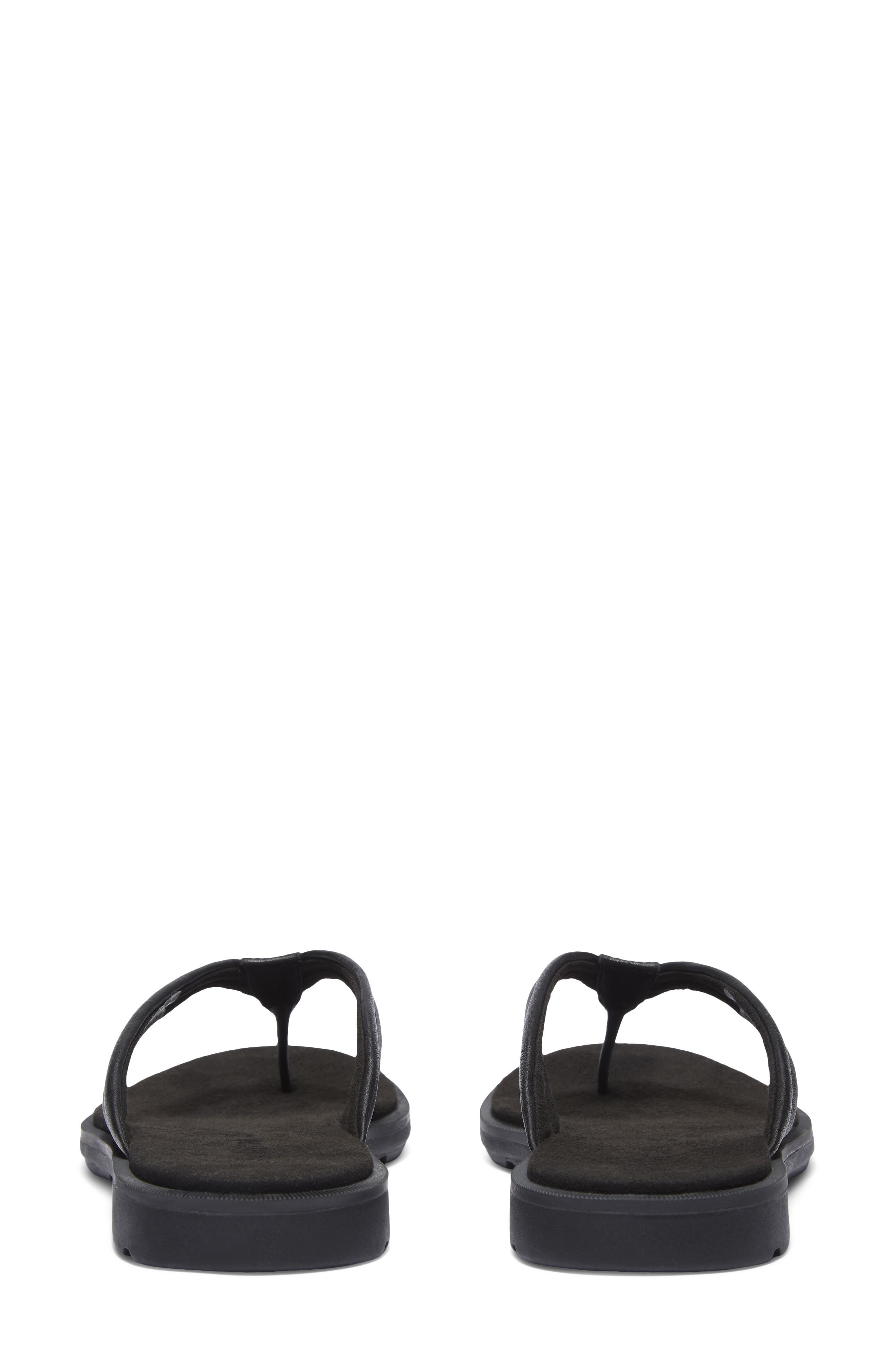 Timberland Calista Bay Flip Flop in Black Full Grain at Nordstrom - 2