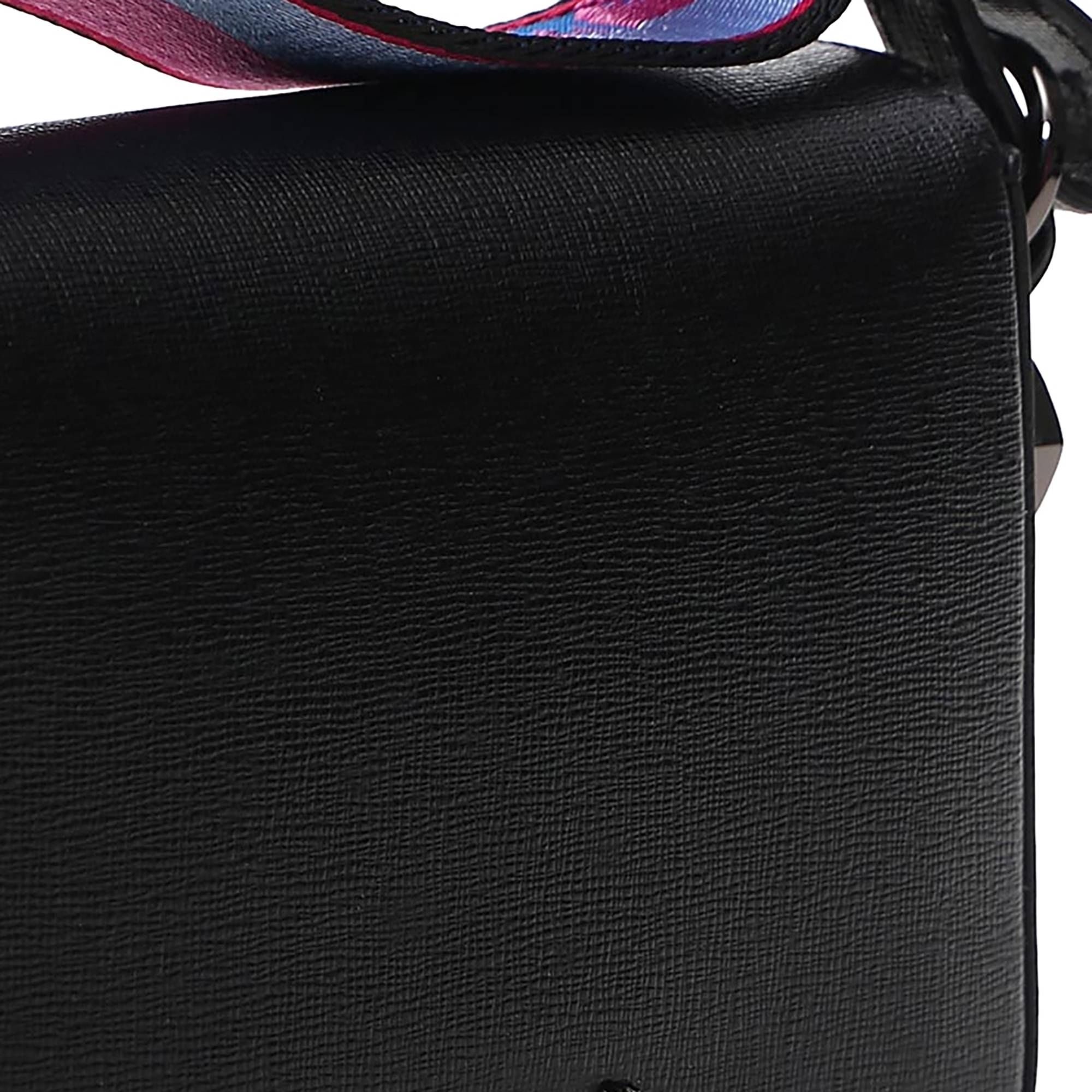 Off-White Diag Mini Flap Shoulder Bag 'Black/White' - 3