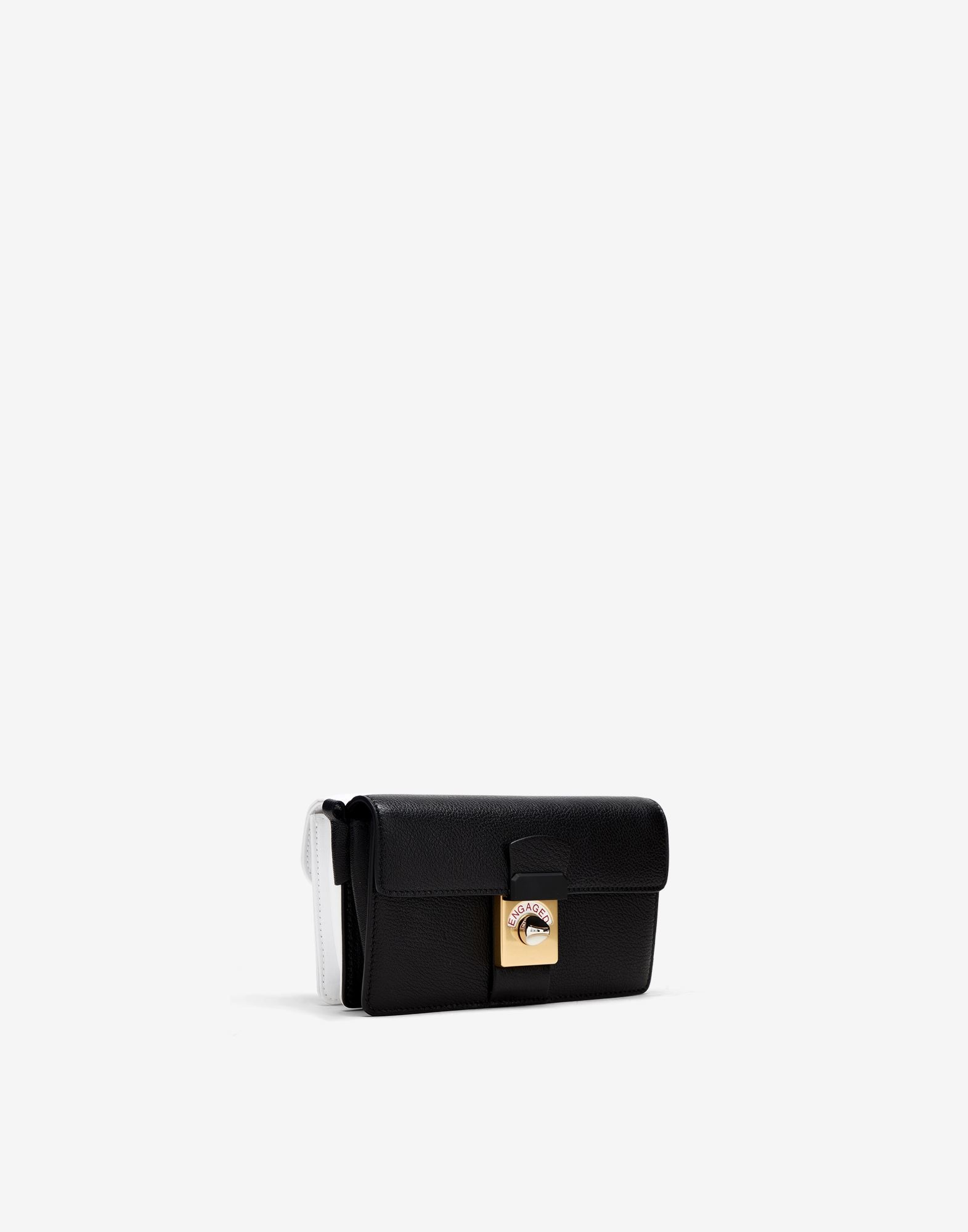 New Lock mini double flap clutch bag - 2
