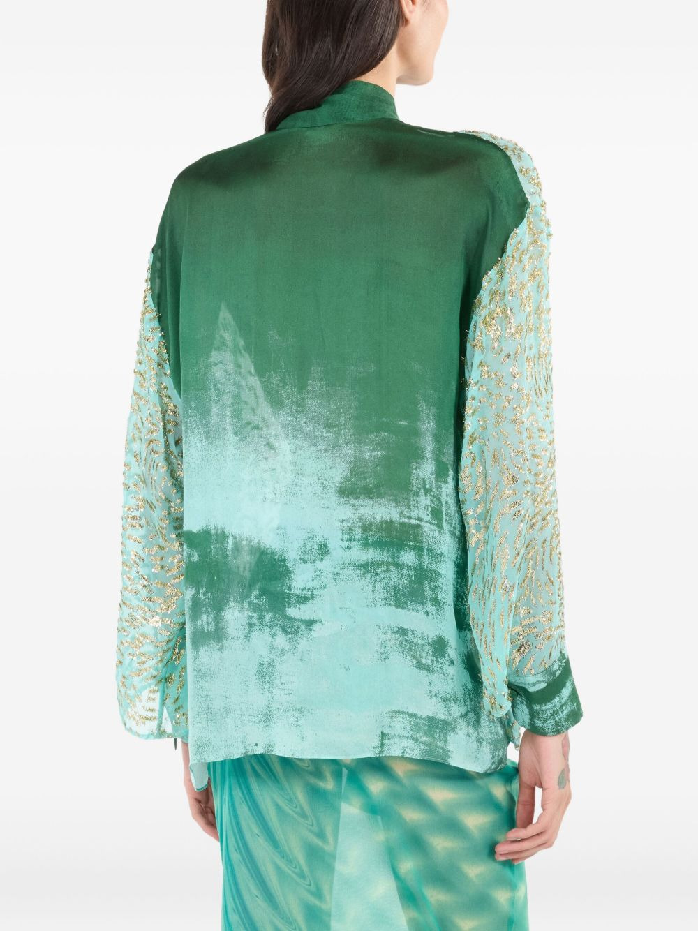 silk blouse - 5