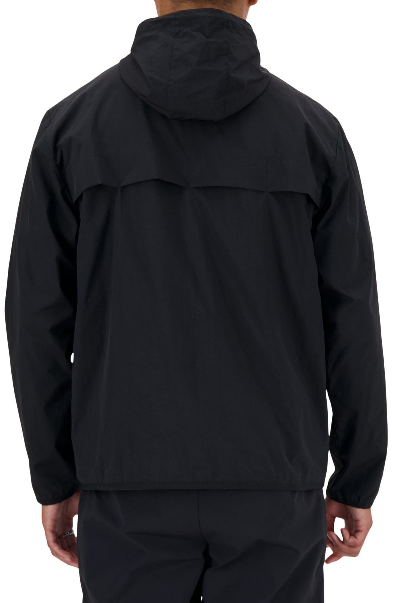 New Balance Athletics Woven Nylon Hooded Jacket in Black at Nordstrom - 2