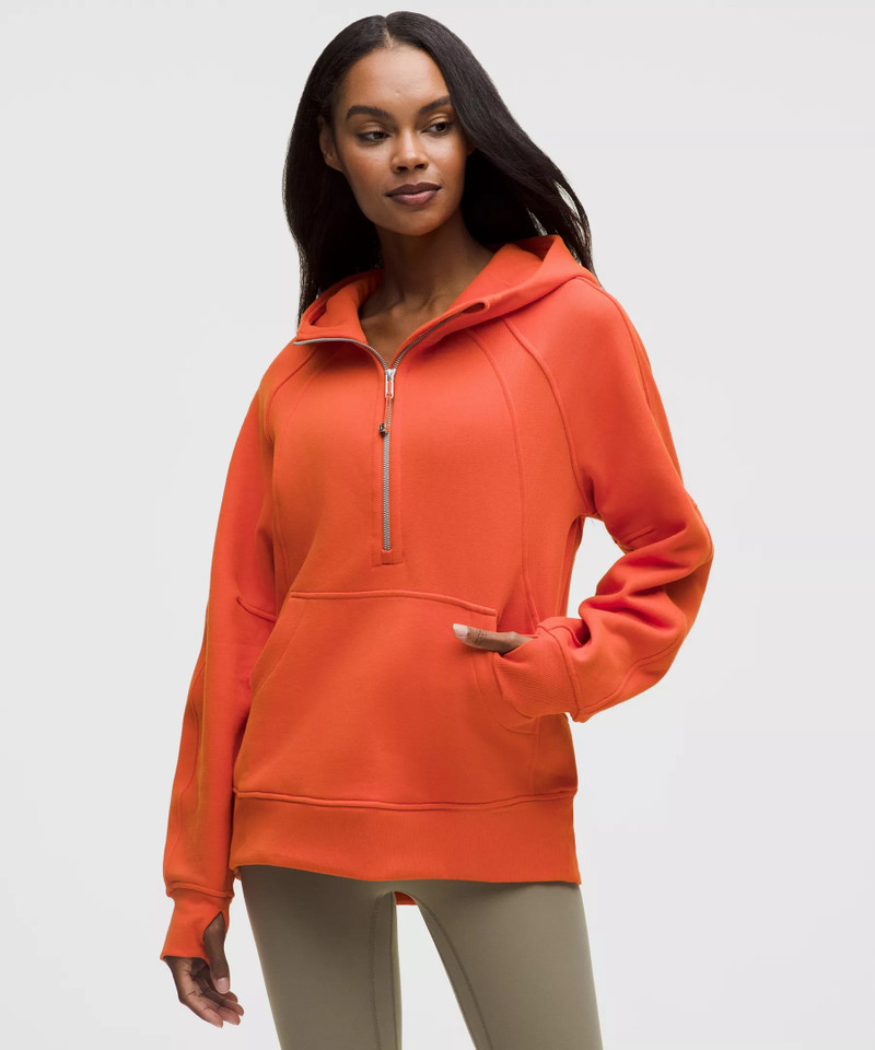 Scuba Oversized Half-Zip Hoodie *Long 1