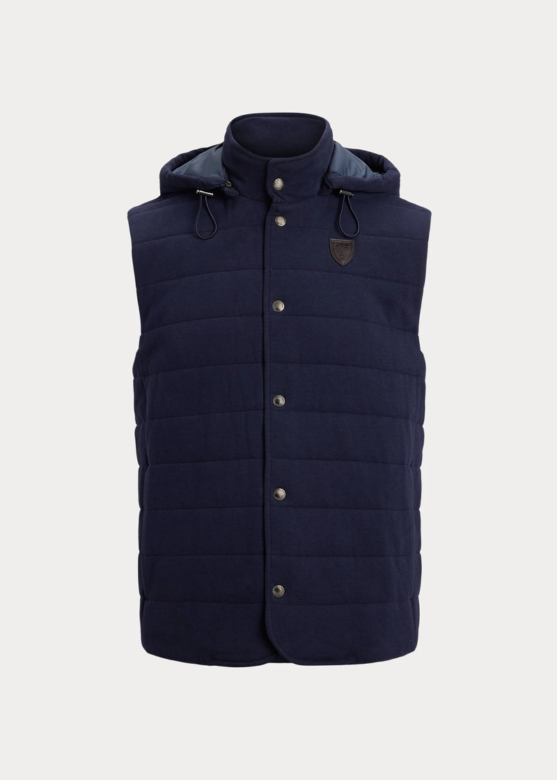 Quilted Jersey Hooded Vest 1