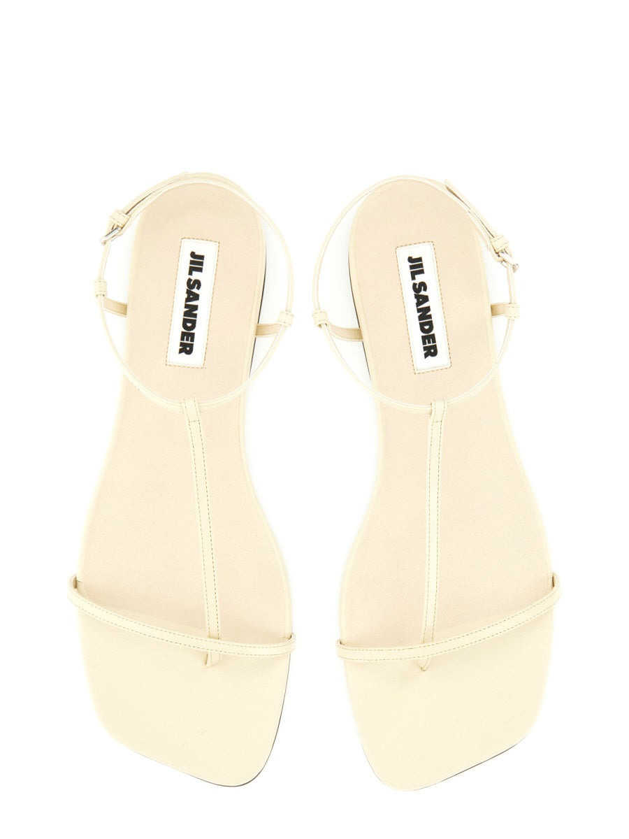 Jil Sander Women Leather Sandal - 6