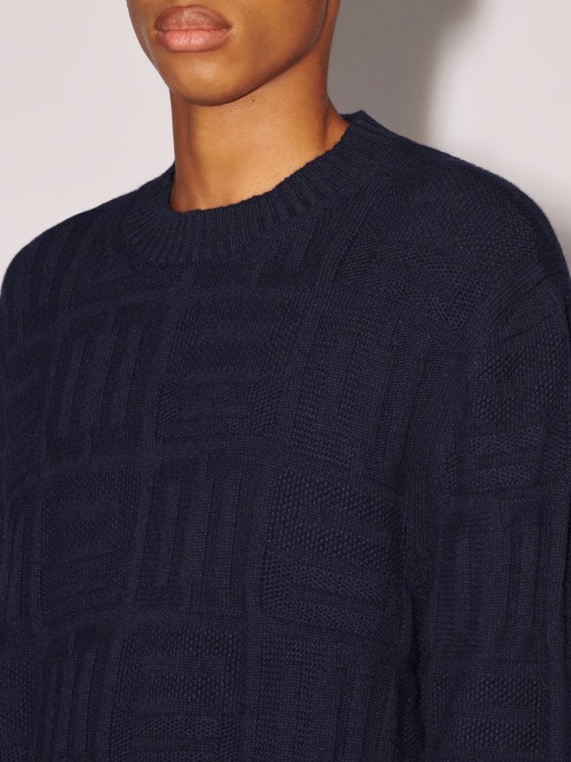Monogram Knit Sweater - 8