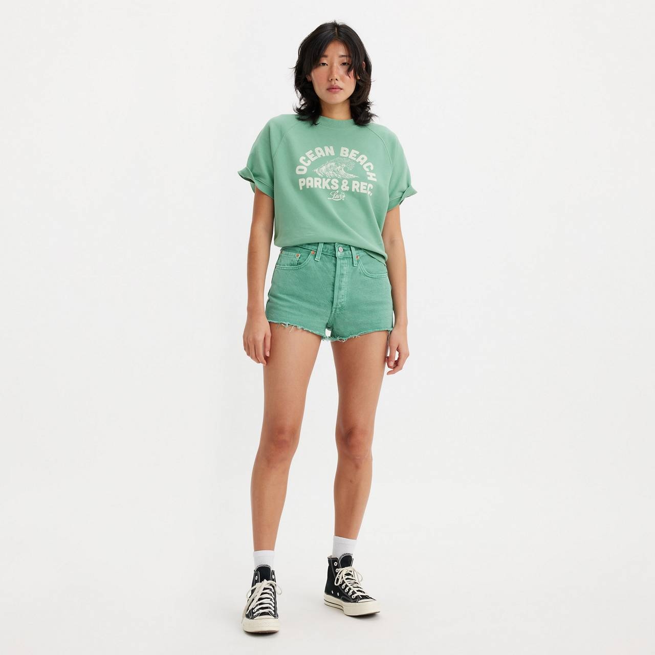 501® ORIGINAL FIT HIGH RISE WOMEN'S SHORTS - 2