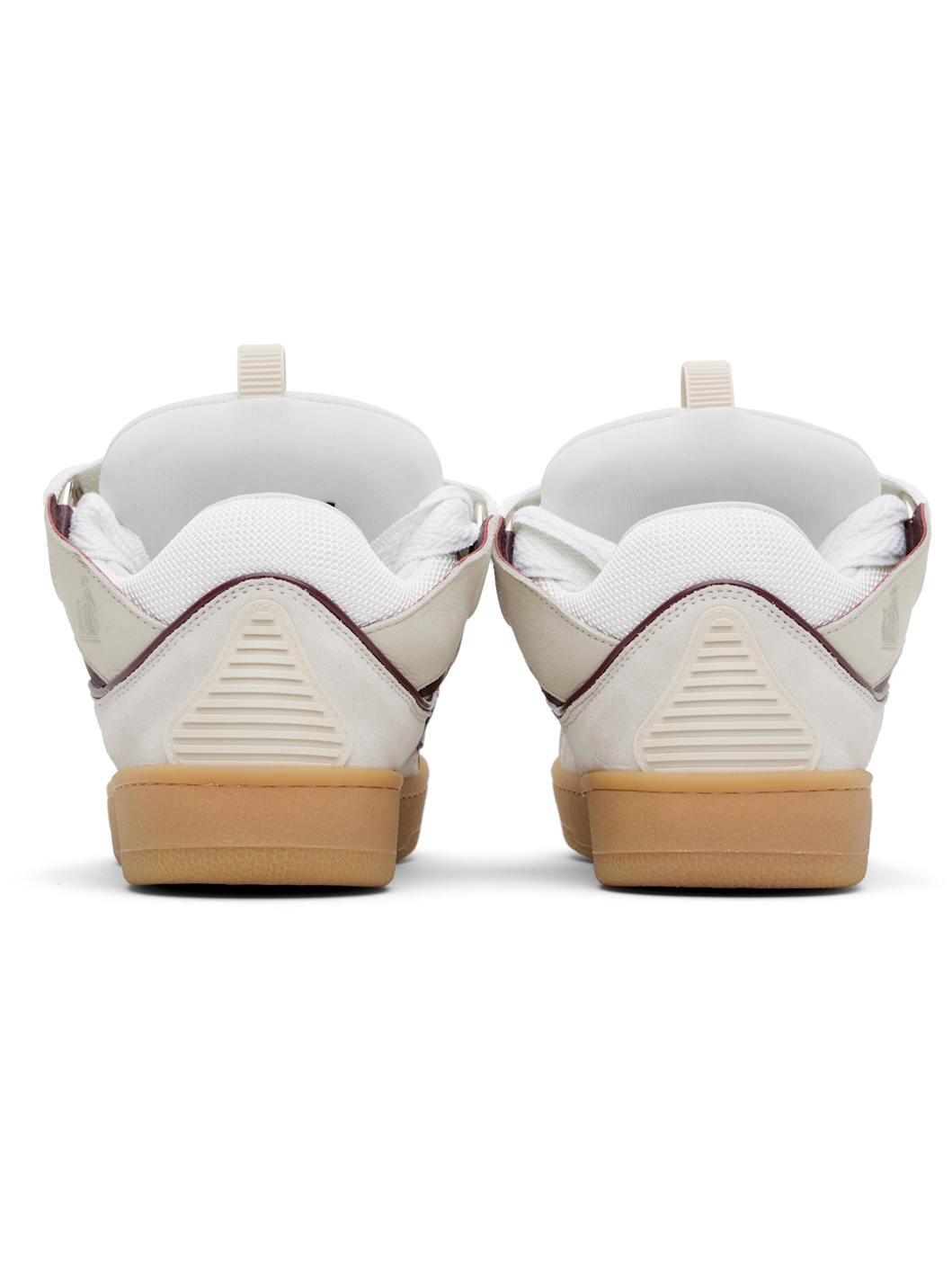 SSENSE Exclusive Beige Curb Leather Sneakers - 2