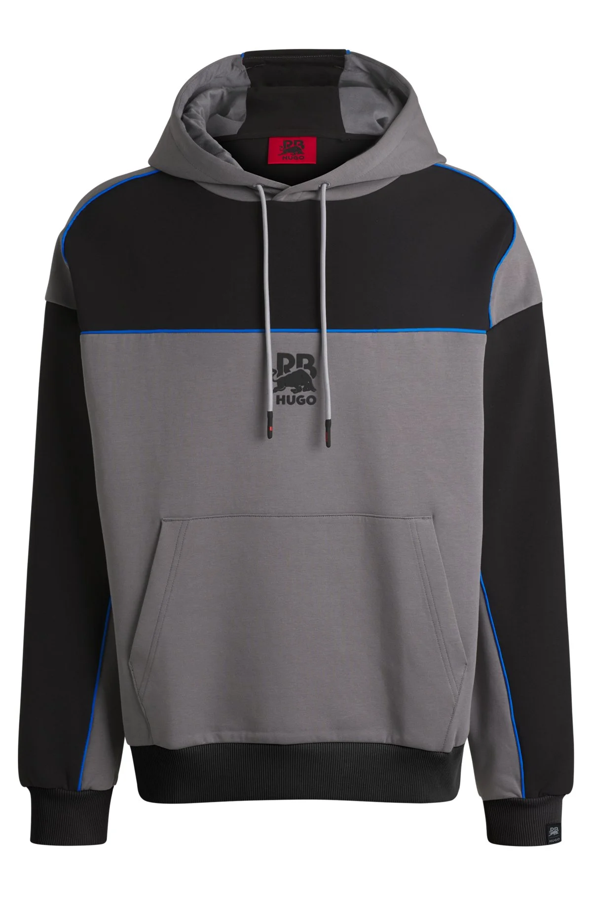HUGO X RB HOODIE WITH PIPING DETAILS - 1