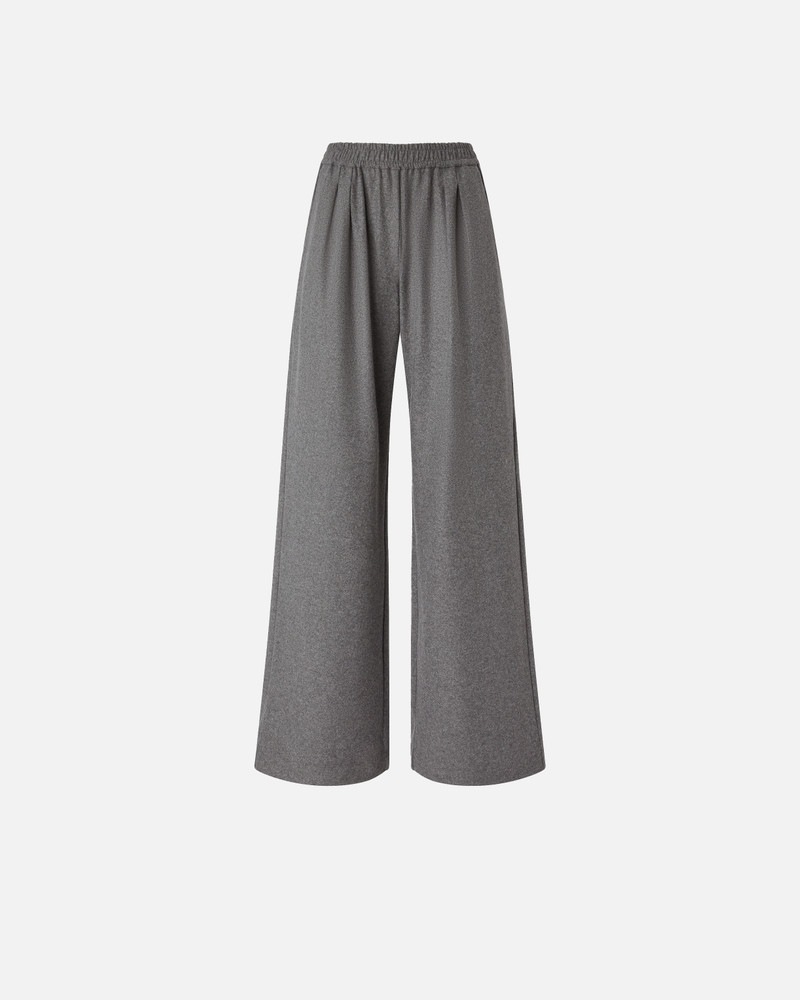 LONG WIDE-LEG WOOL-BLEND TROUSERS 1