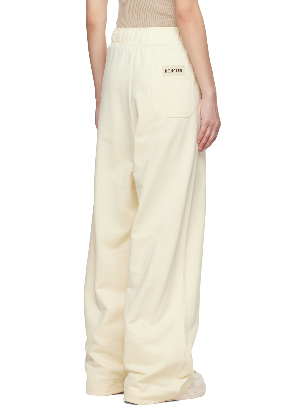 Off-White Wide Leg Cotton Sweatpants - 3